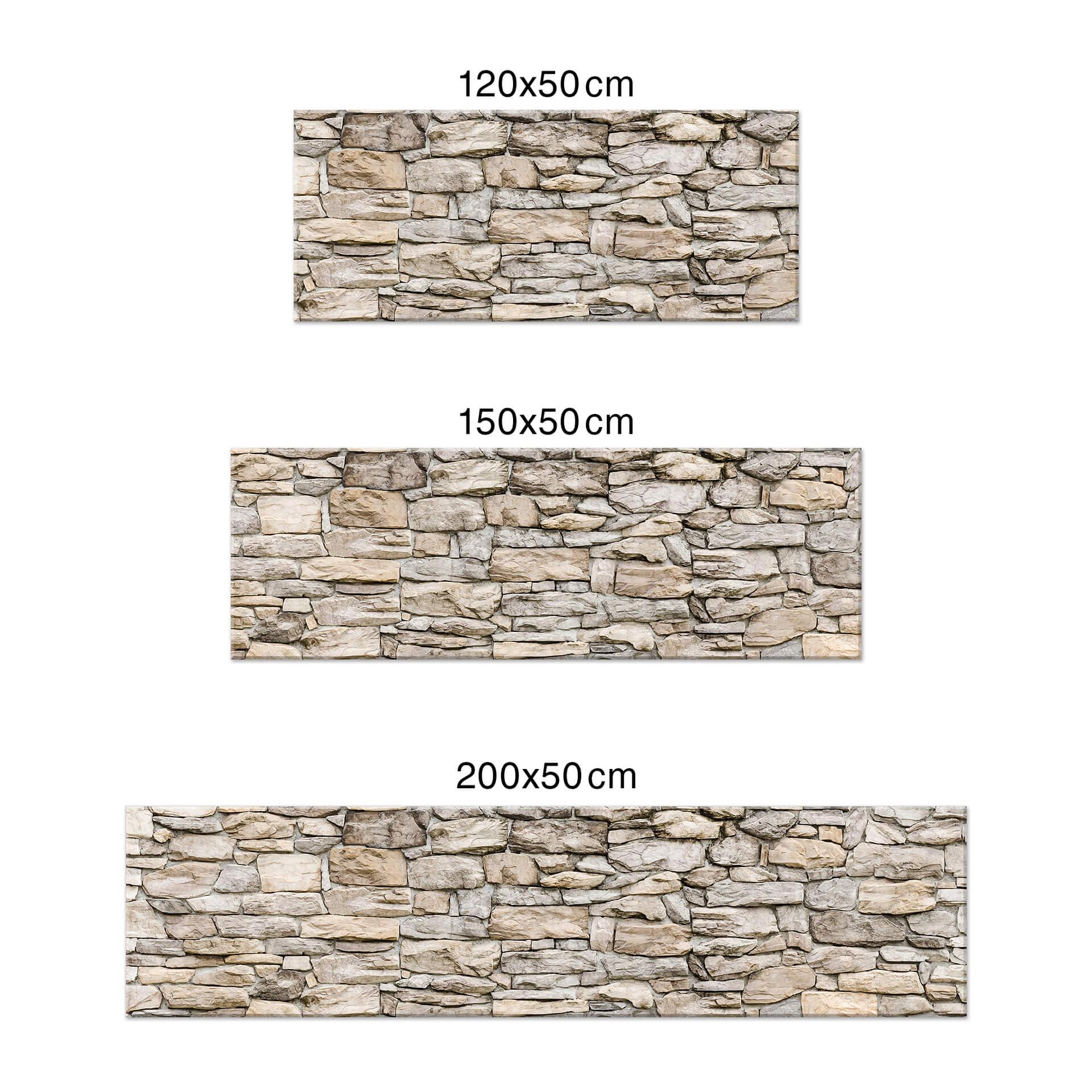 Keukenachterwand Stenen Muur Look