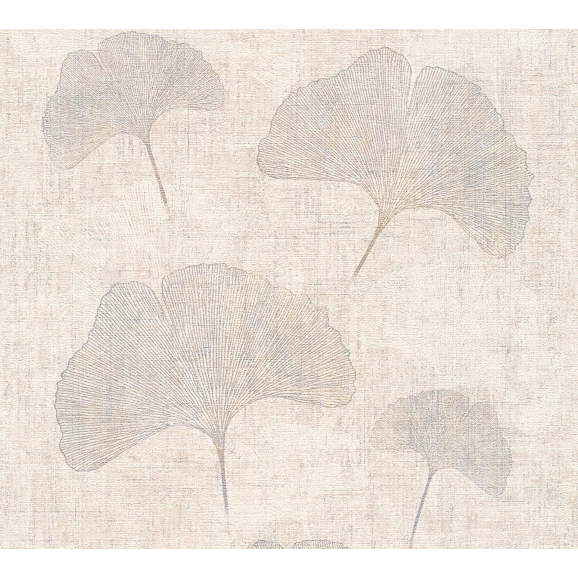 A.S. Création behang Borneo beige, metallic