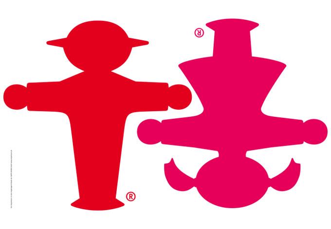 Wandtattoo Ampelmann Steher Set