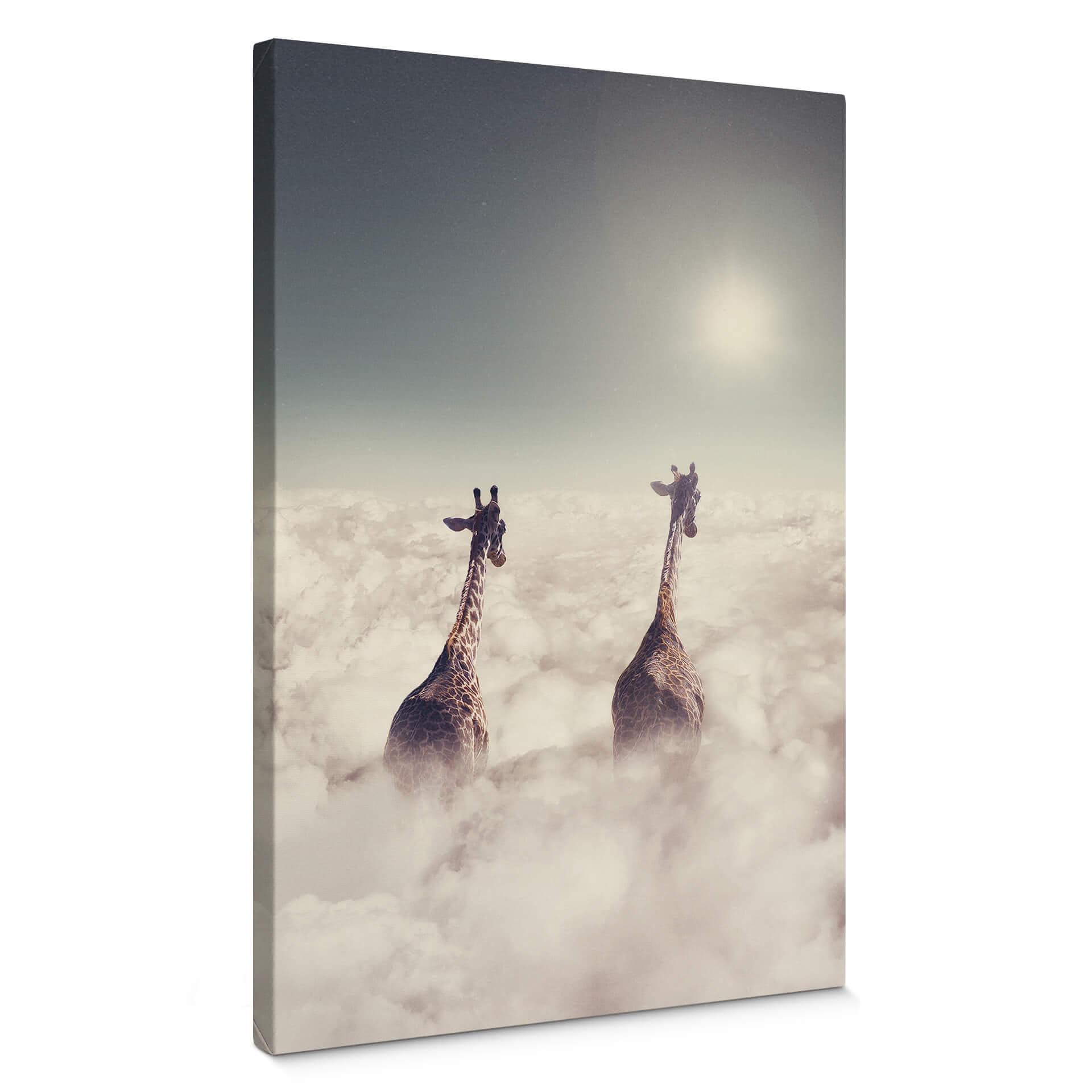 Canvasbillede - Loose - Giant Giraffes