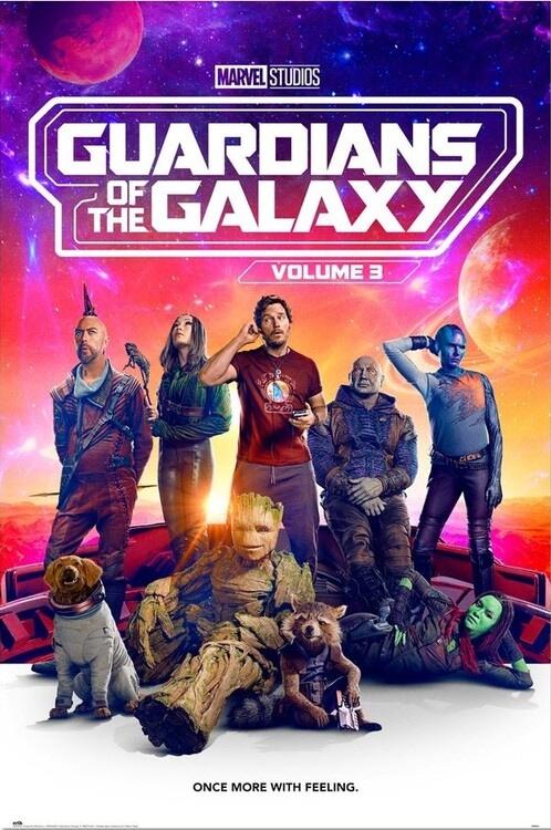 Poster, film poster Marvel: Guardians of the Galaxy 3 - One More With Feeling 61x91,5 cm