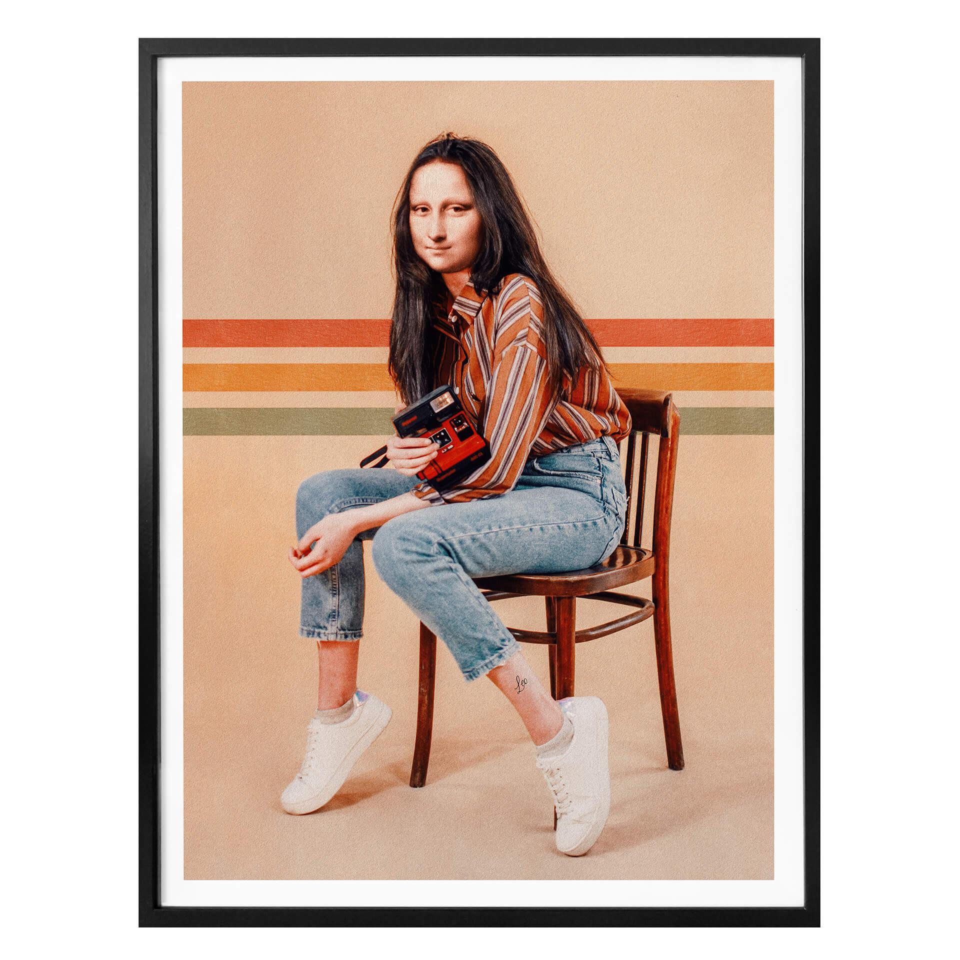 Plakat - Loose - Retro Mona