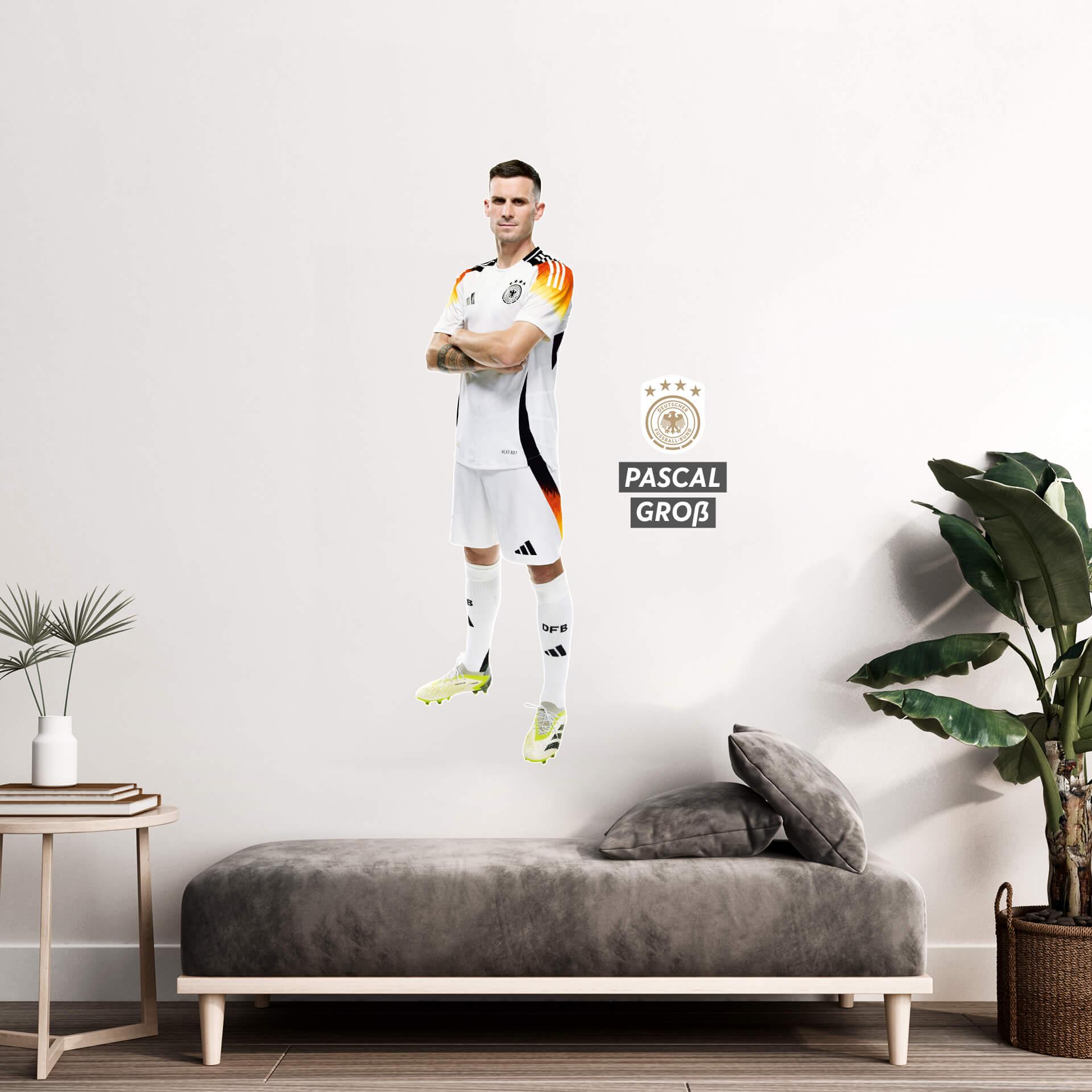 DFB Sticker EM für die Wand, Wandtattoo - Groß