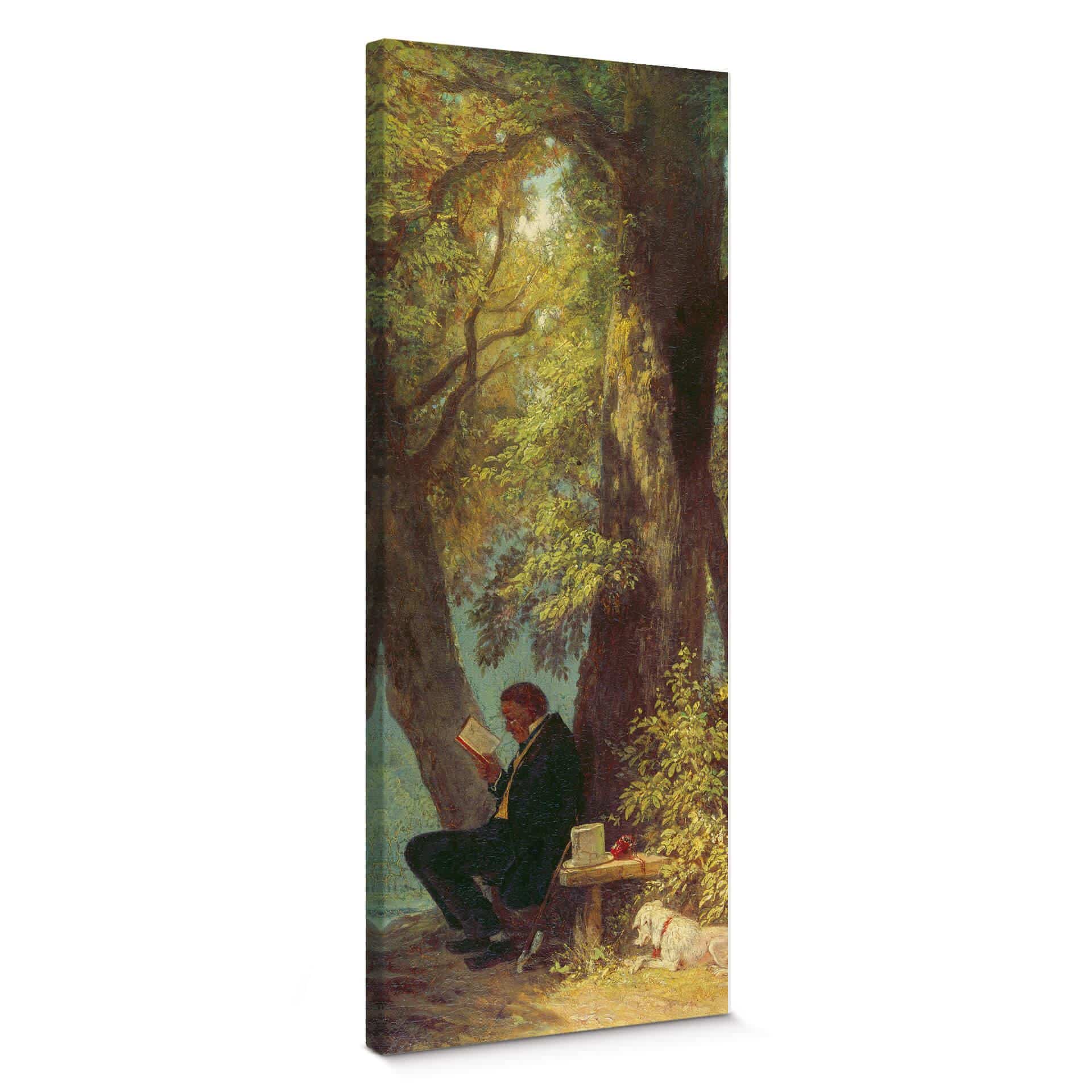 Carl Spitzweg - det foretrukne sted - Lærredsprint