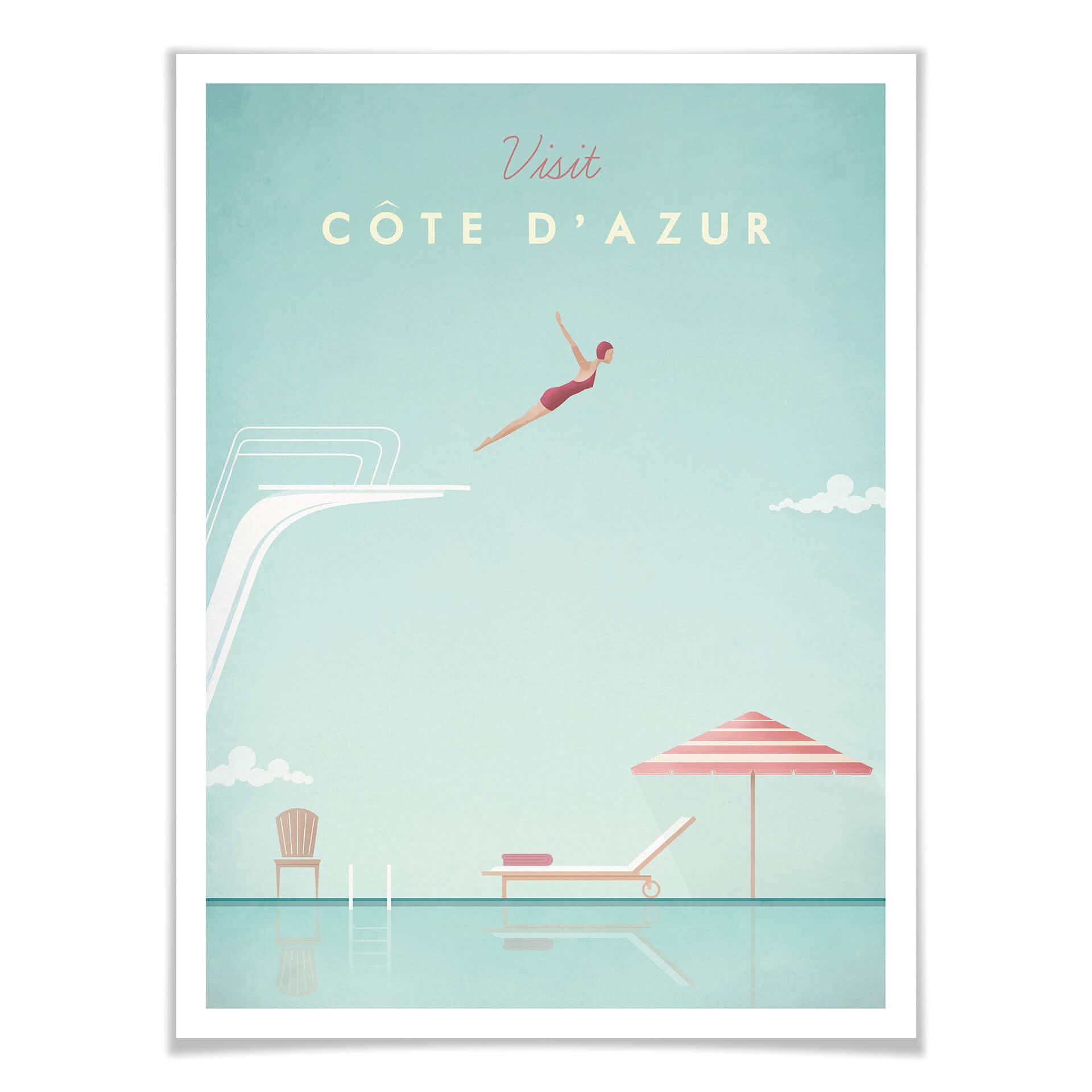 Plakat - Rivers - Côte d'Azur