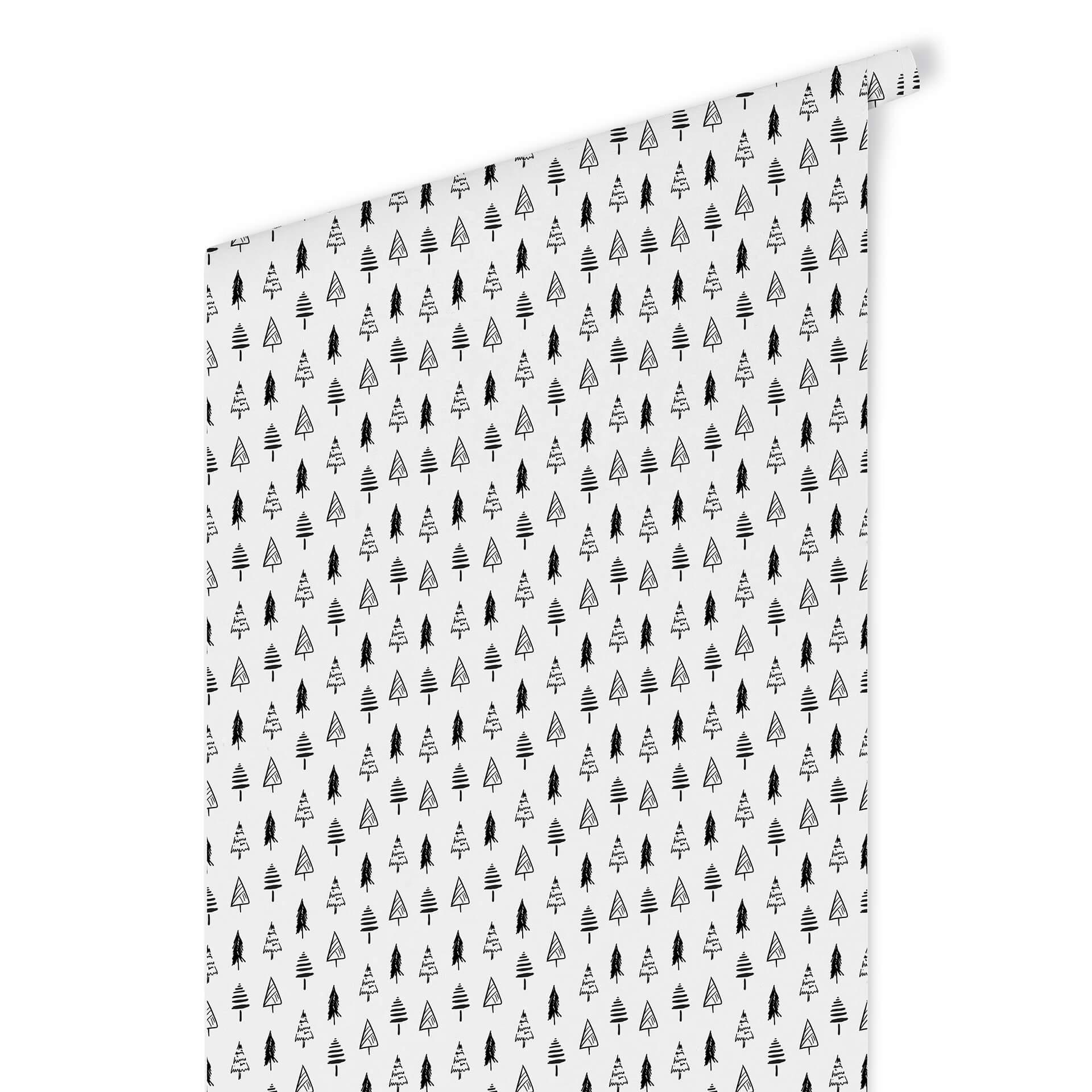 Patroonbehang - Abstracte Bomen