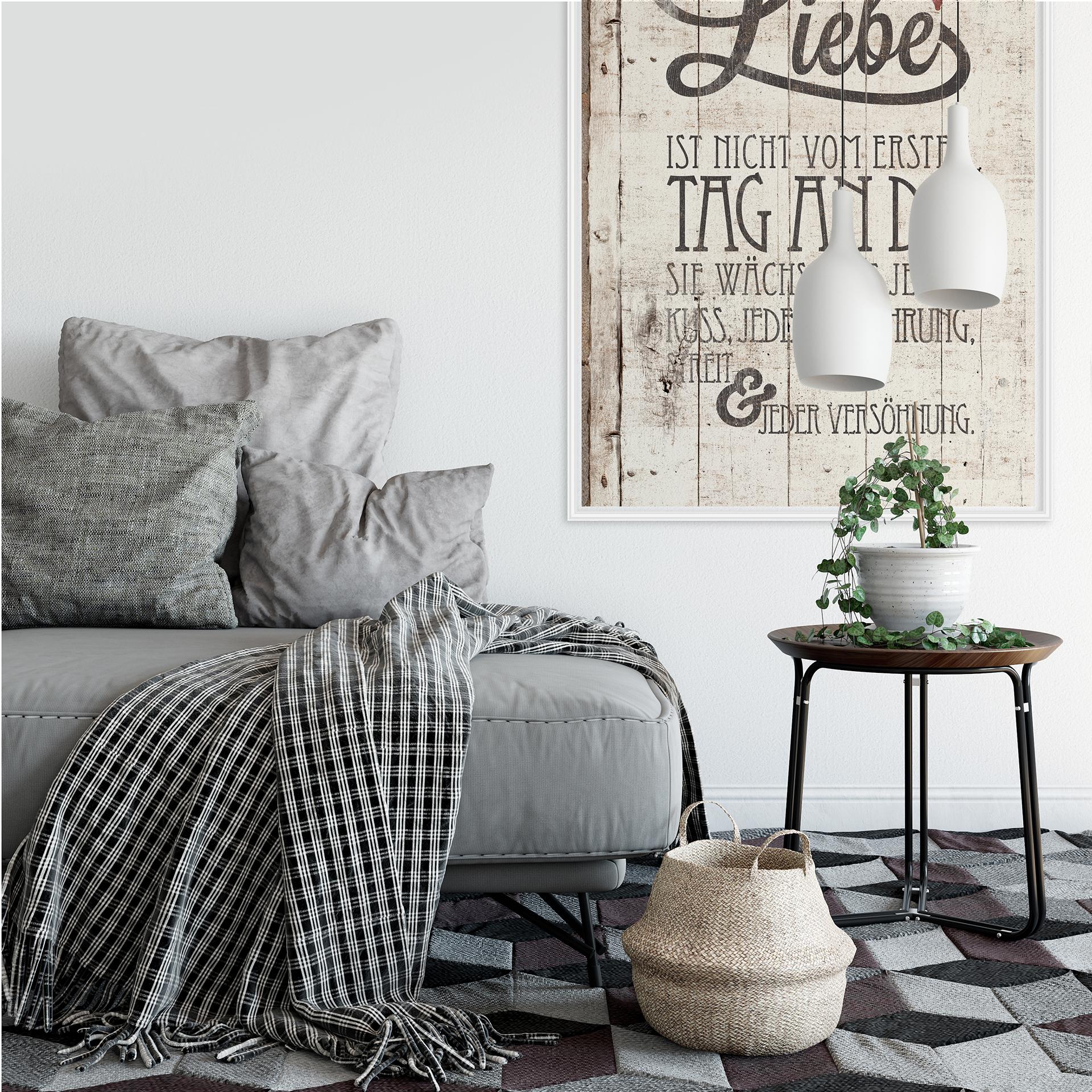 Wallprint Liebe ist nicht vom ersten Tag an da