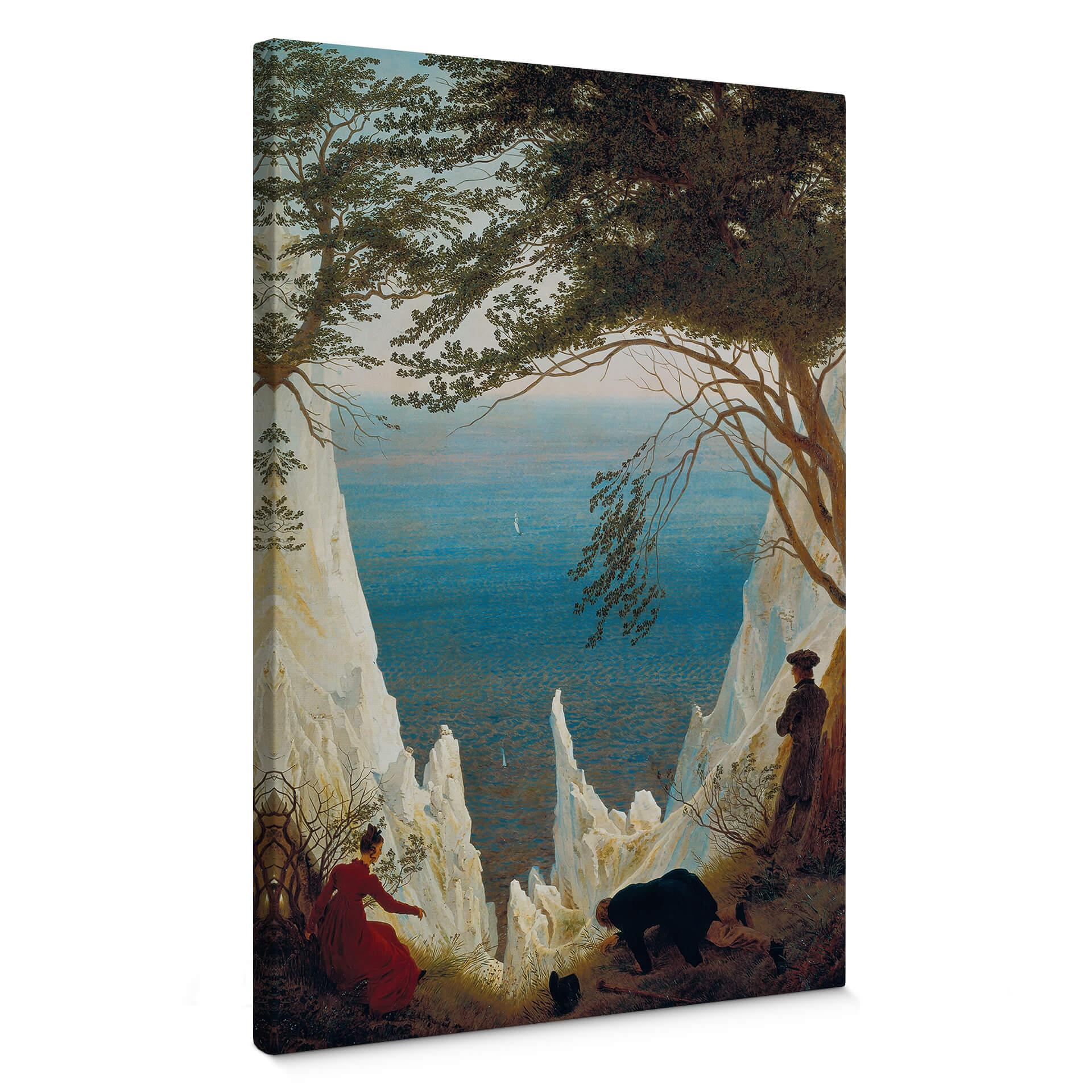 Friedrich Lienzo - Los acantilados de tiza de Rügen