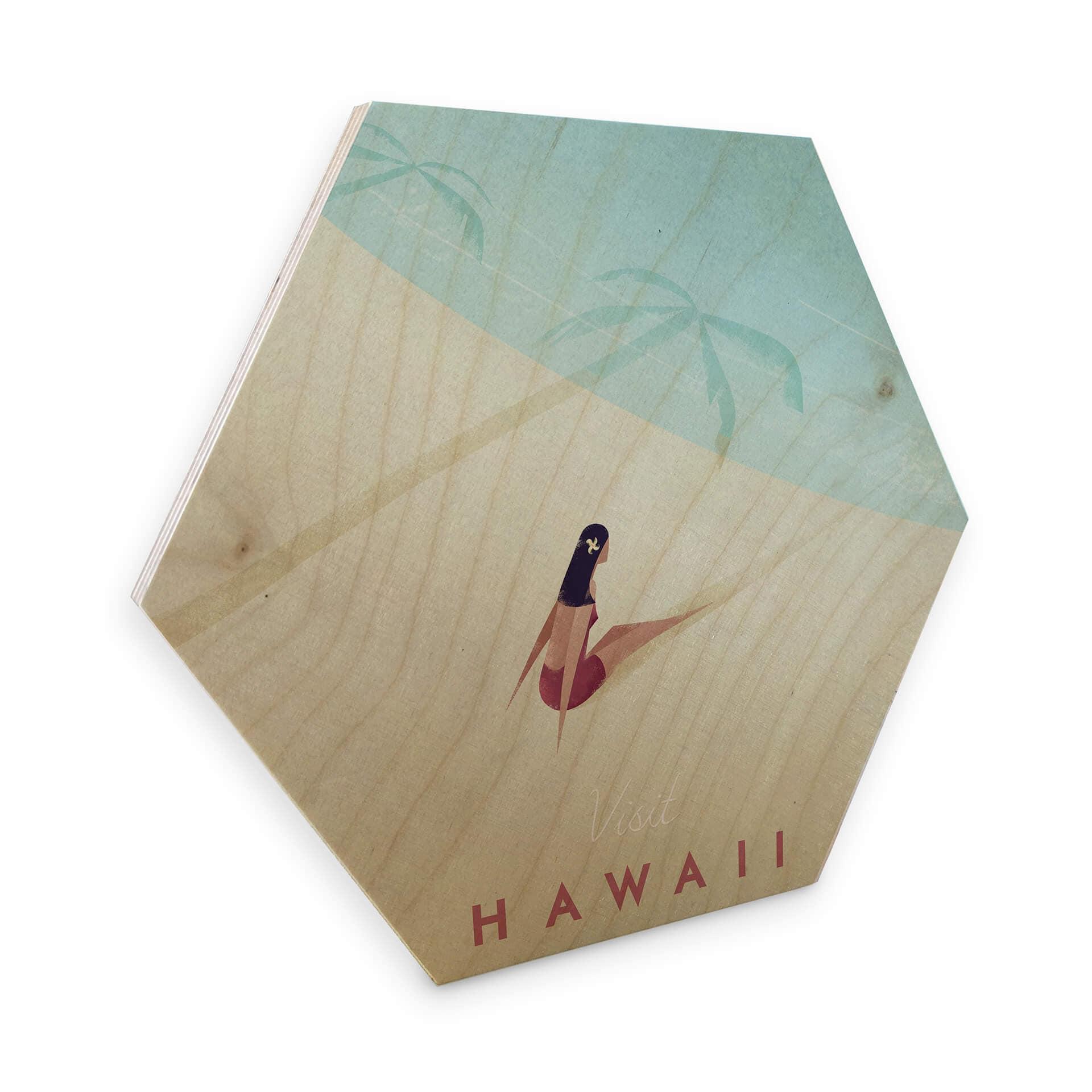 Hexagon - Træfinér - Rivers - Hawaii