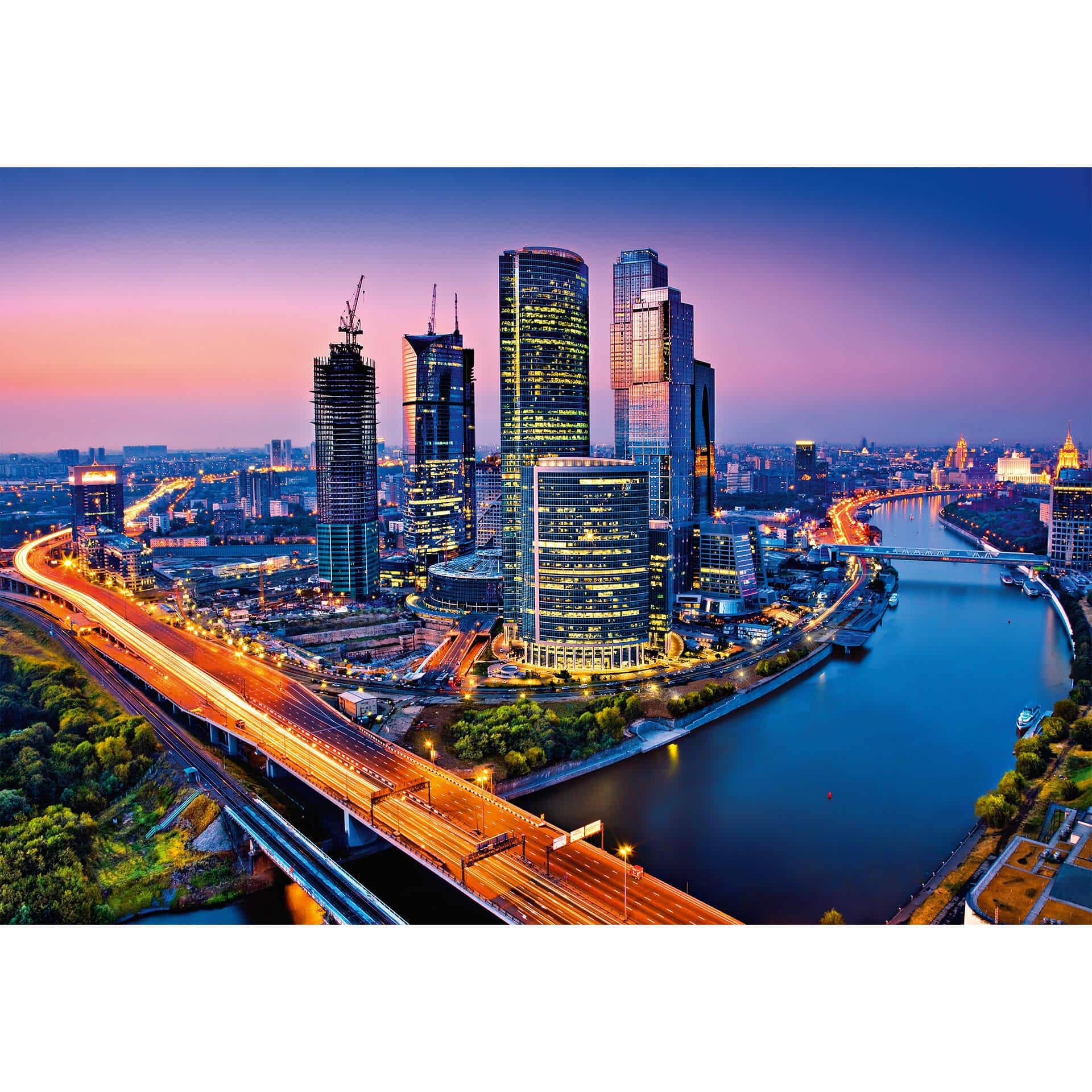 Fototapete Papiertapete Moscow Twilight - 366x254 cm