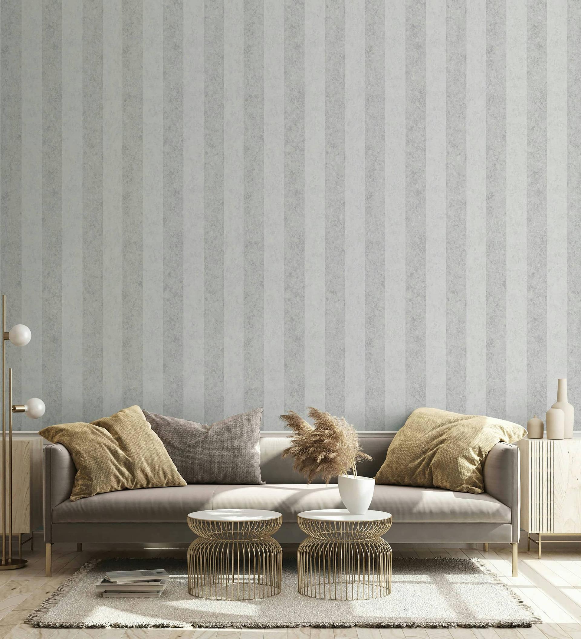 vliesbehang wit beige strepen voor woonkamer slaapkamer keuken marburg behang