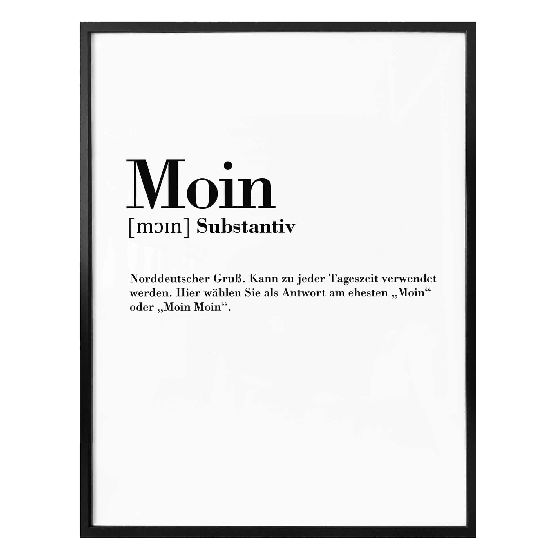 Plakat - Grammatik - moin