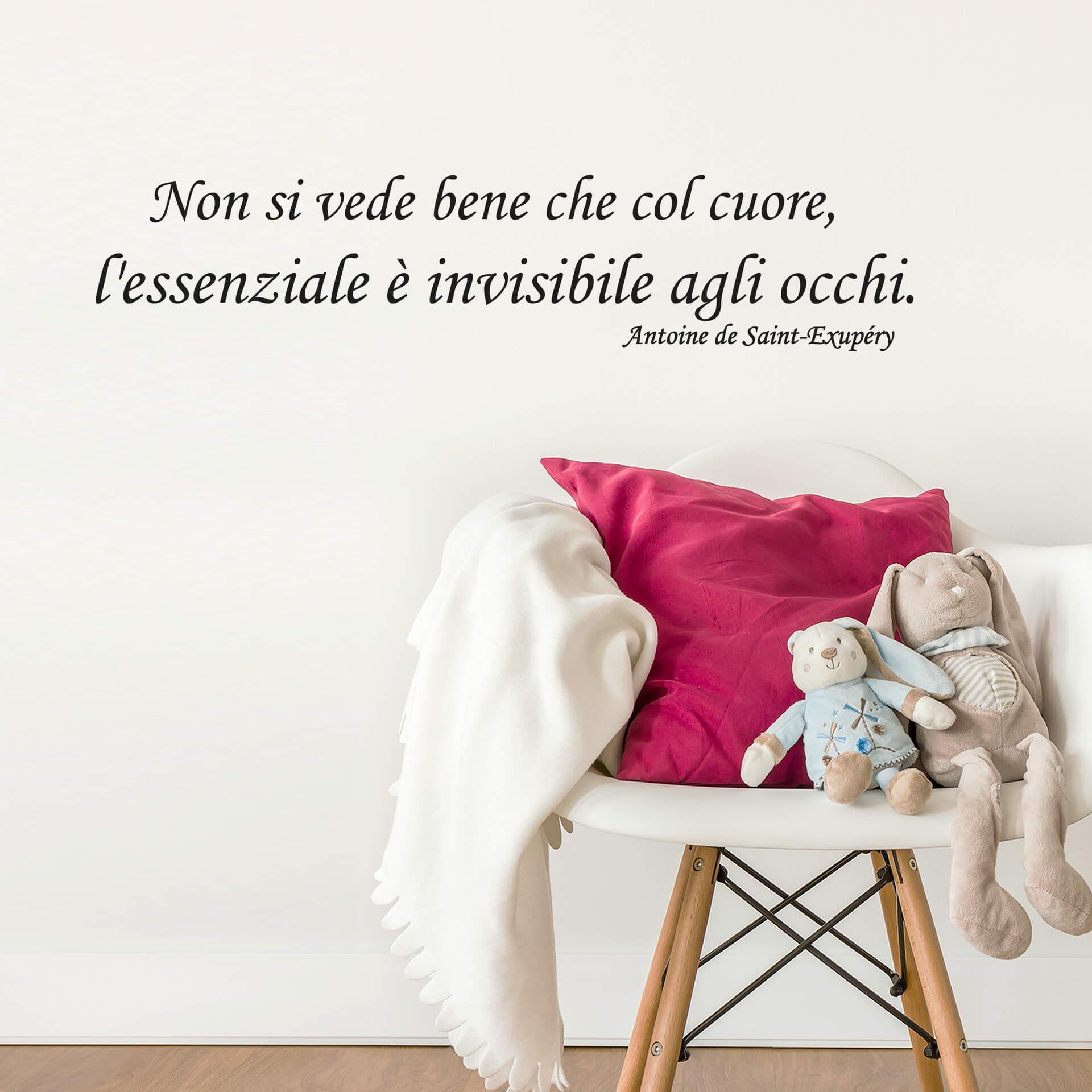 Wallsticker - Non si vede bene che col cuore