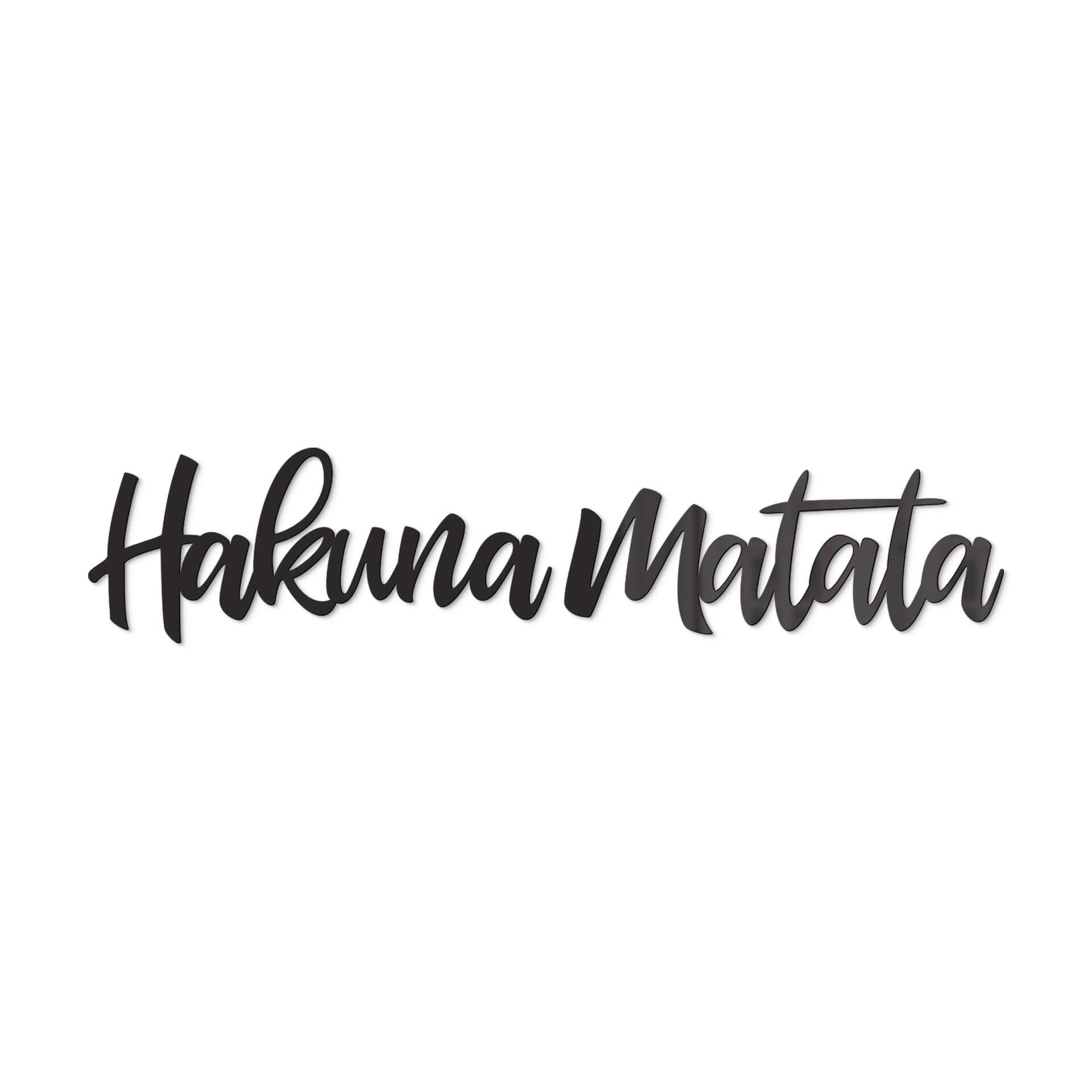 Letras acrílicas Hakuna Matata (2 piezas)