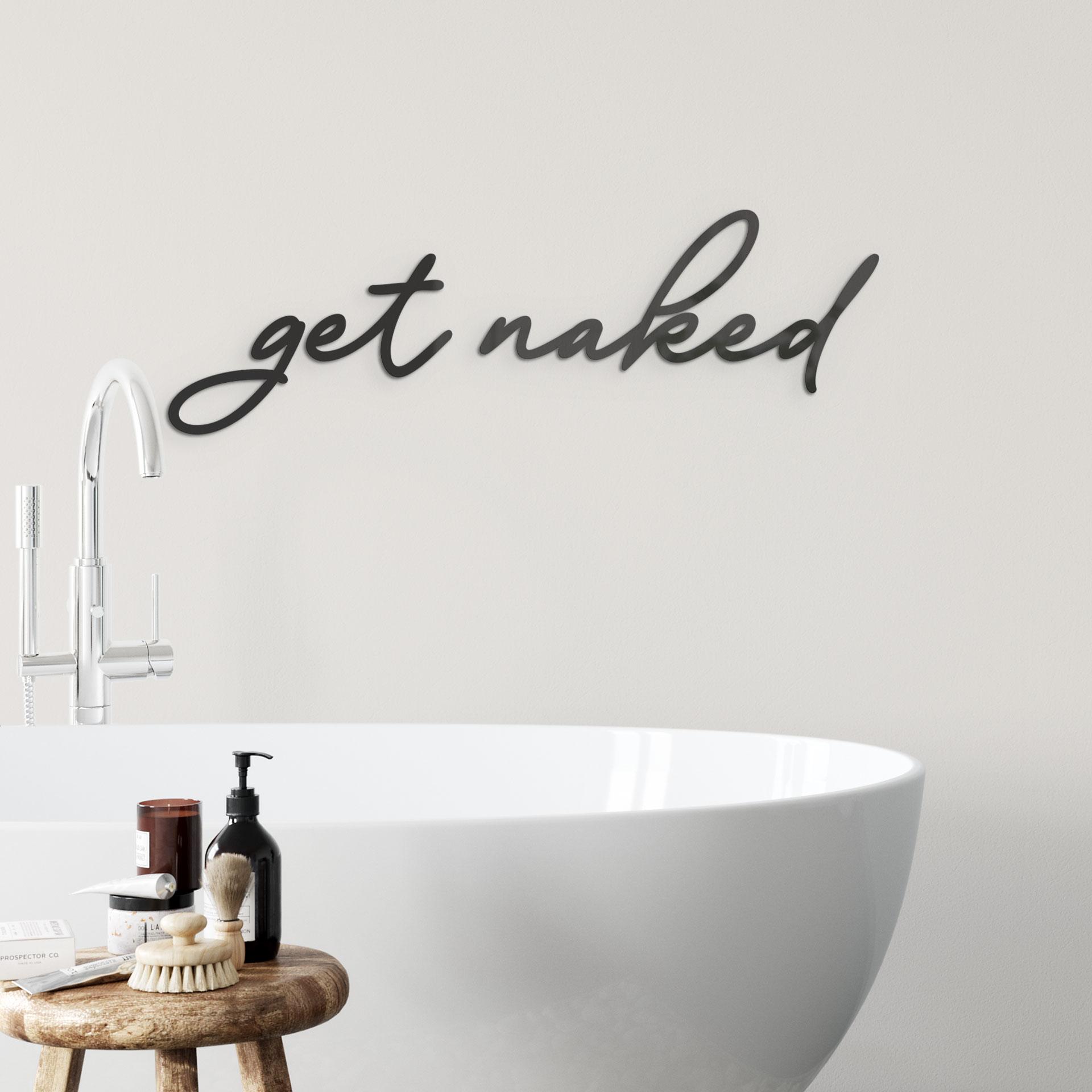 Akrylbokstäver get naked