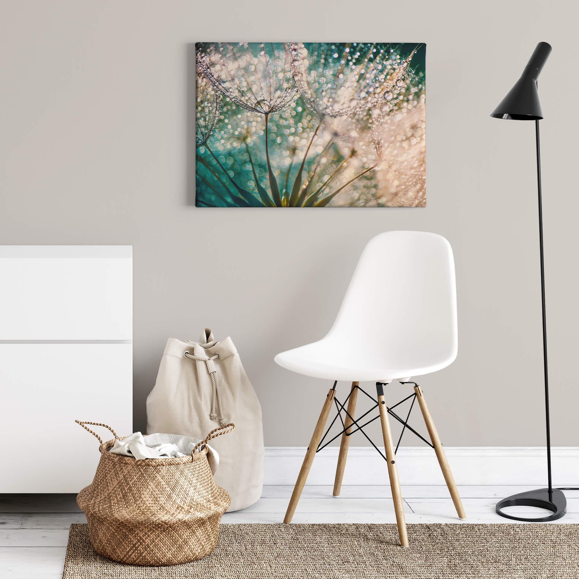 Canvasbillede - Delgado - Glittery Dandelions