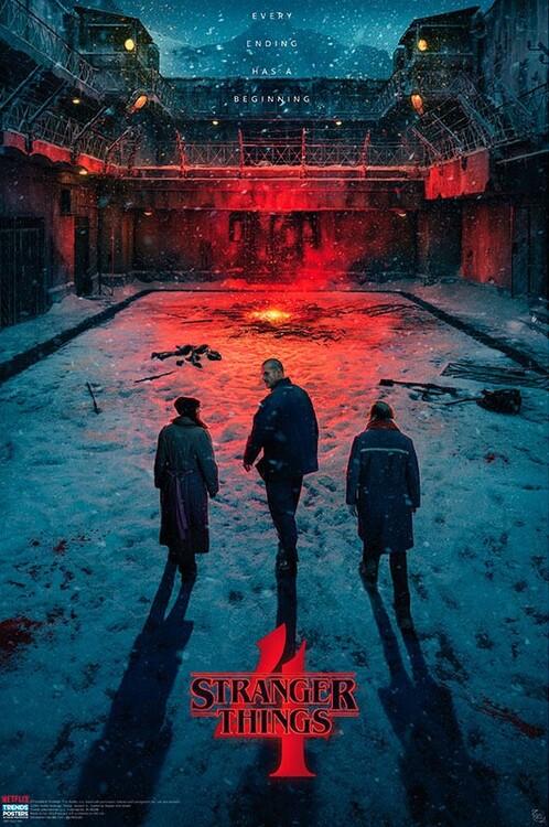 Poster, film poster Stranger Things - Russian Teaser 61x91,5 cm