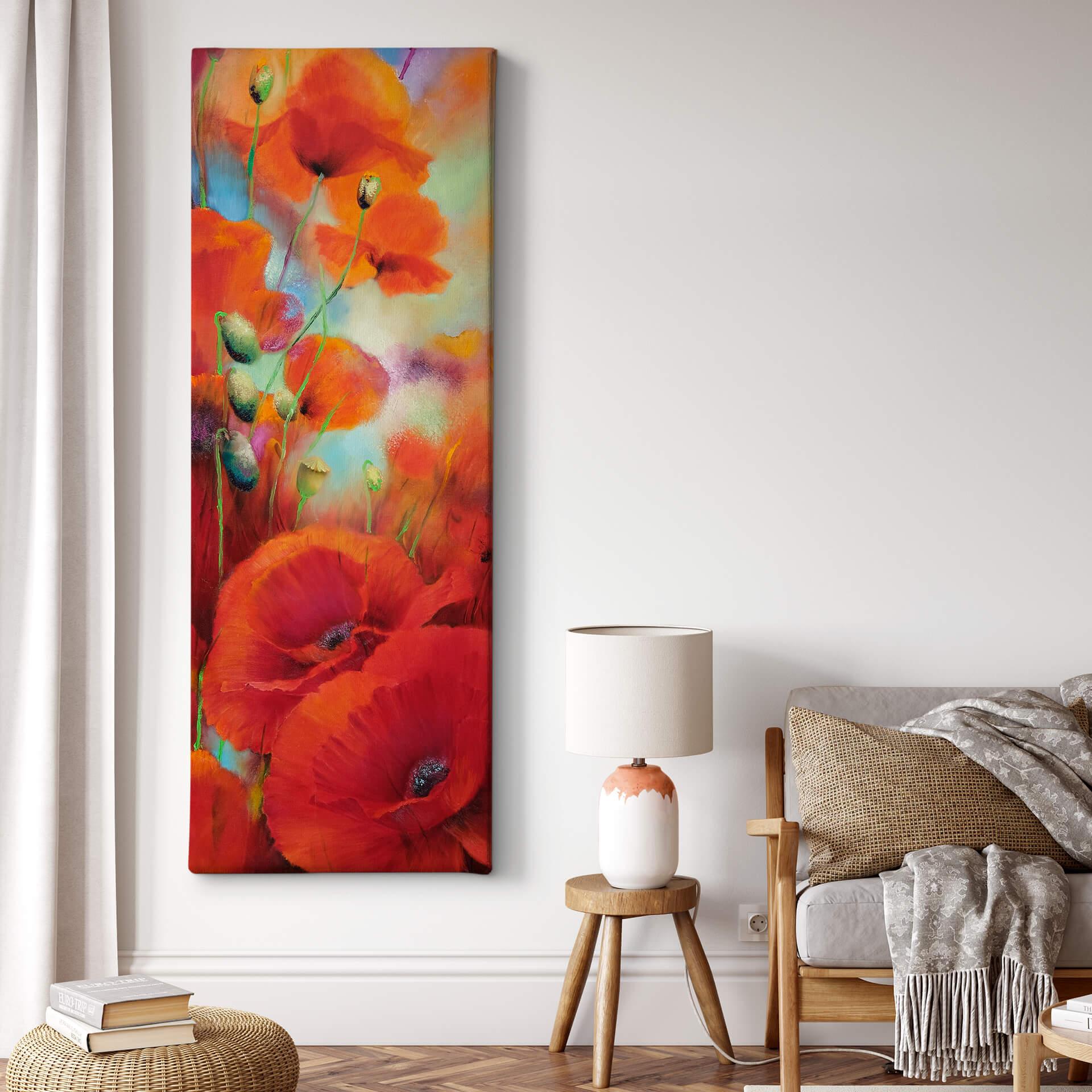 Obraz na płótnie Schmucker - Poppy dream - Panorama