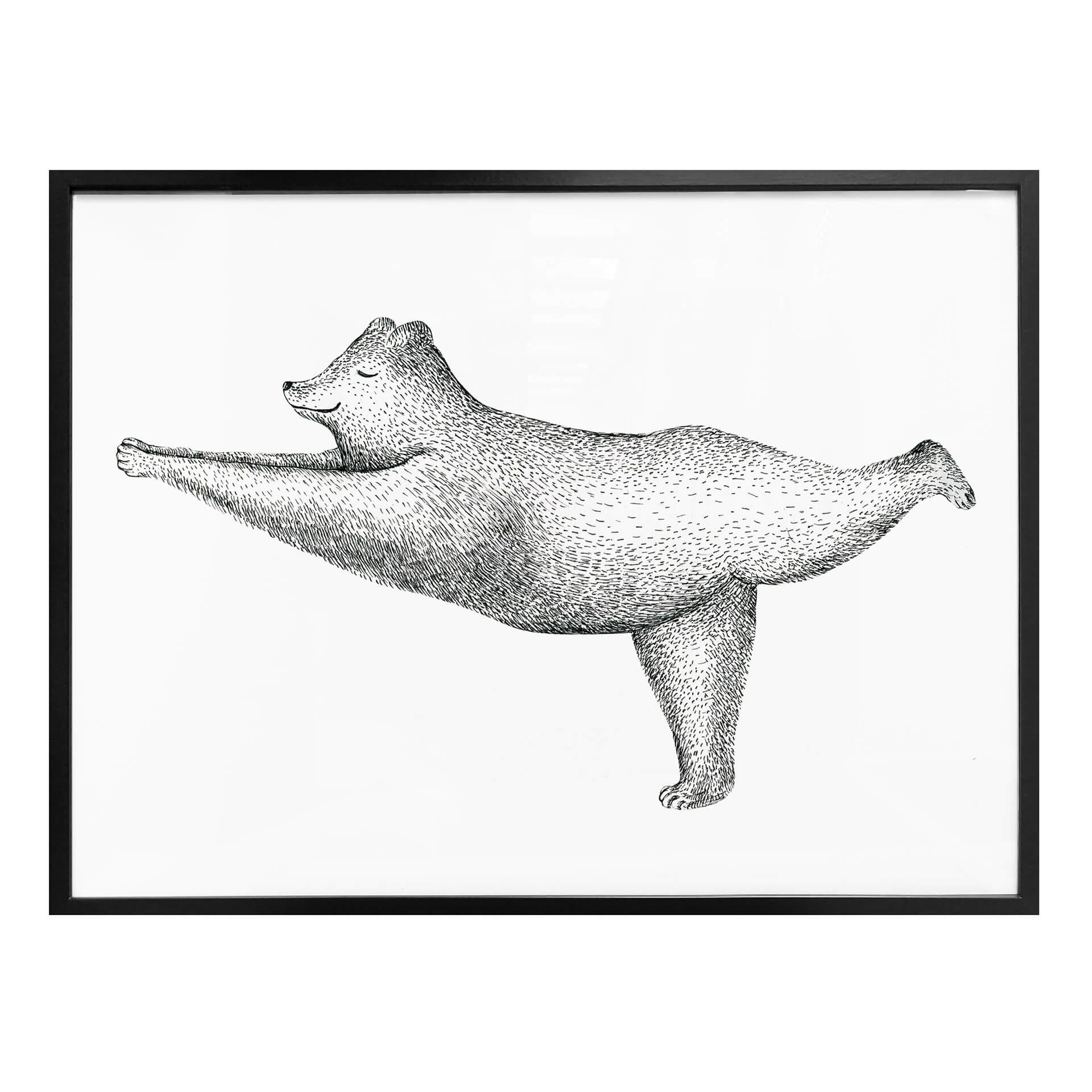 Poster Kvilis - Yogabjörn 02