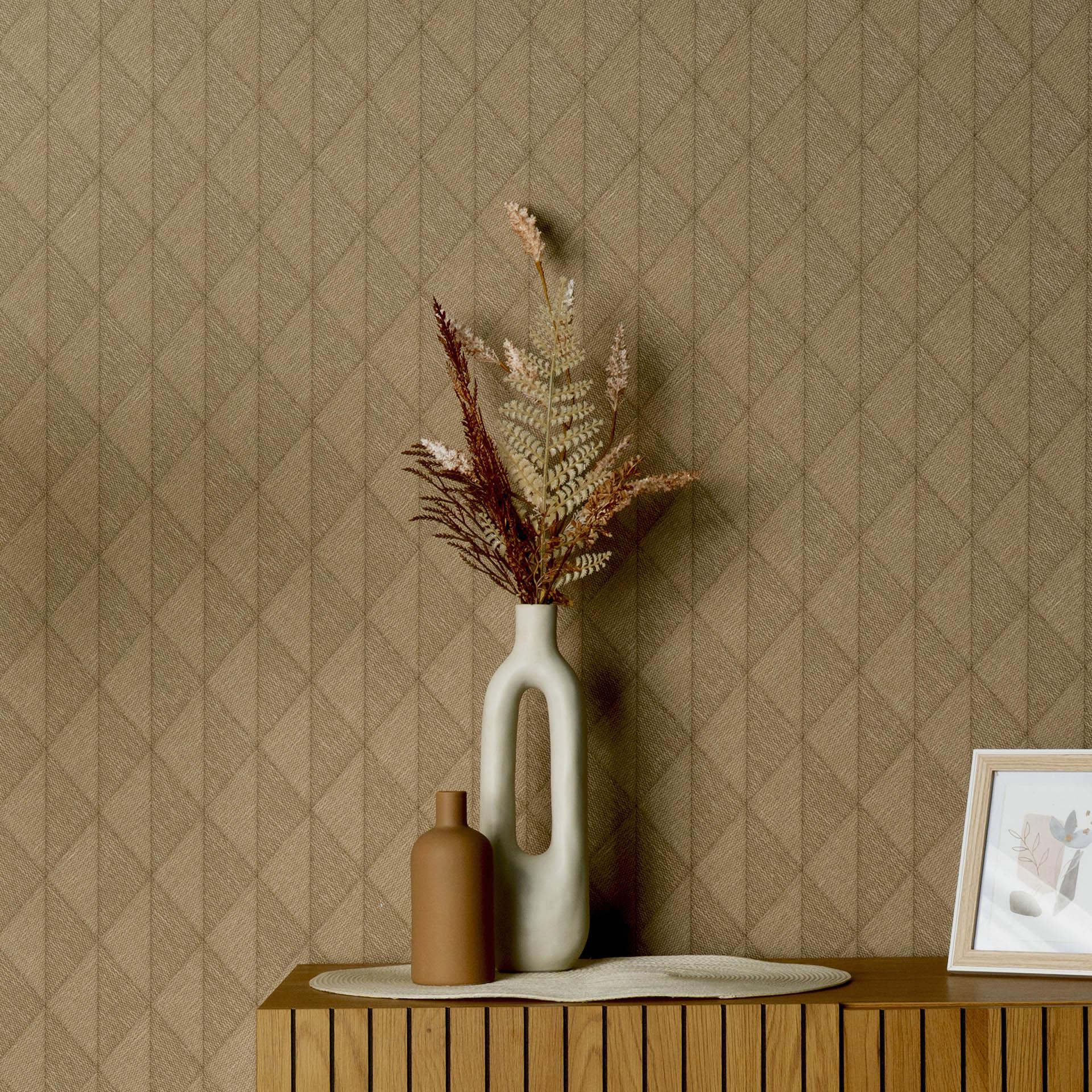 Guido Maria Kretschmer grafisk tapet Woven Whisper Fashion for Walls 5 okker