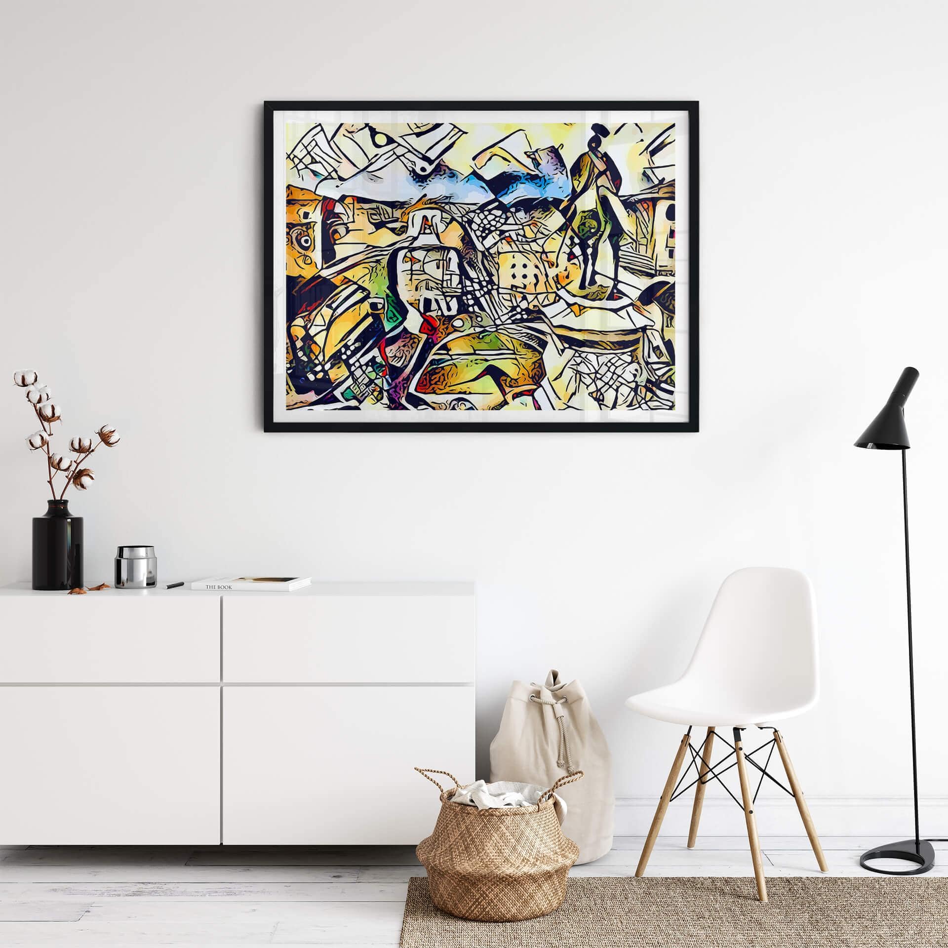 Plakat Zamart - Kandinsky spotyka Rzym
