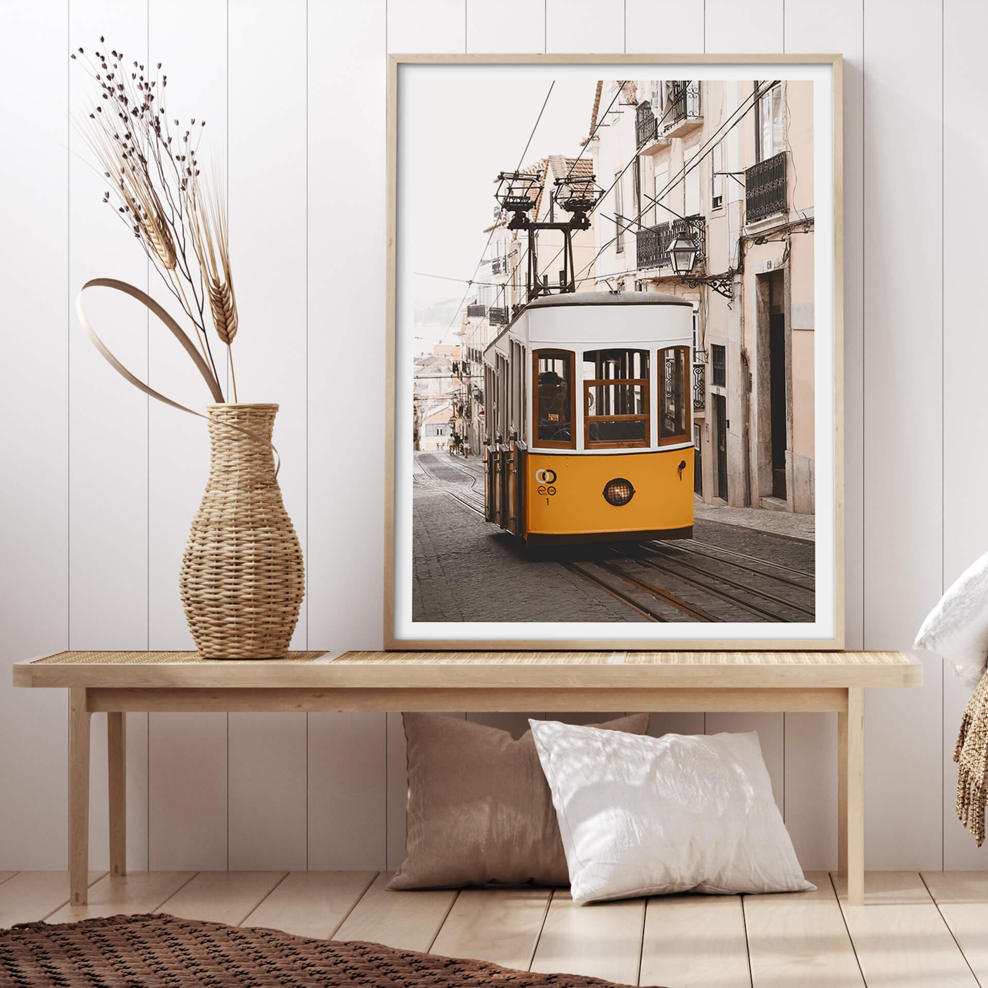 Plakat Hugonnard - Tramwaj w Lizbonie