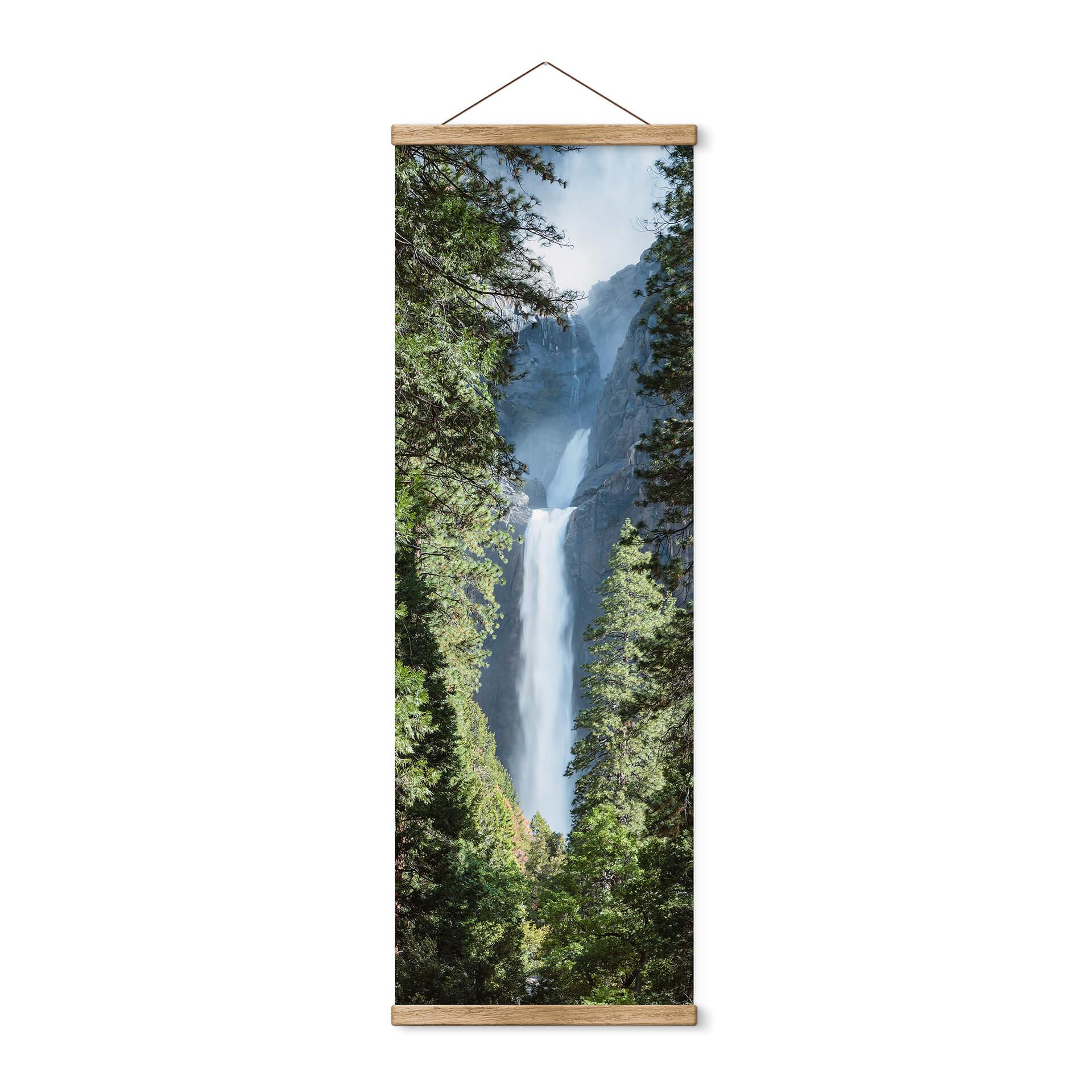 Tekstil plakat Colombo - Waterfall in the Forest