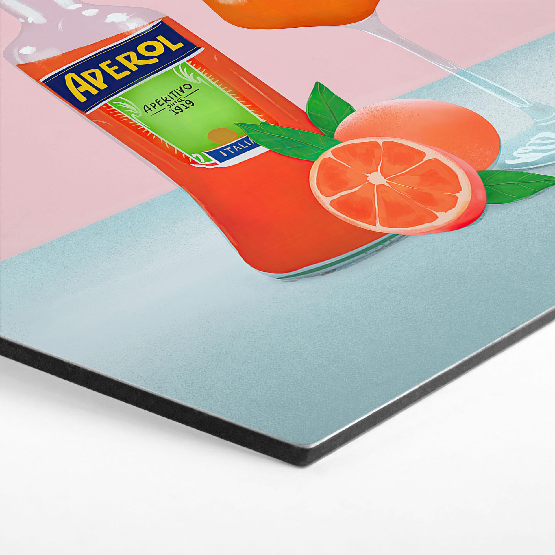 Hexagon Dibond Aperol - Lizde