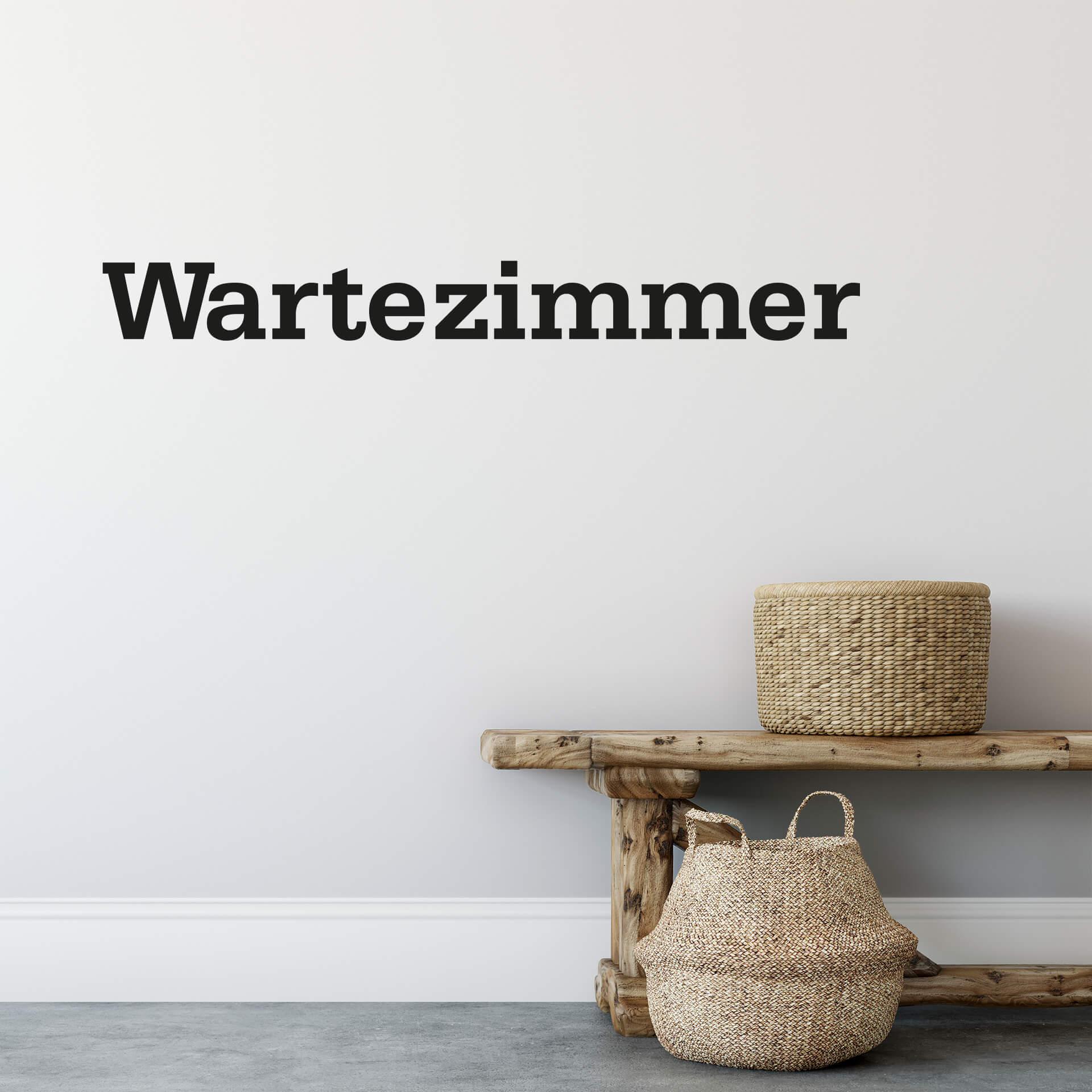 Wandtattoo Wartezimmer 02