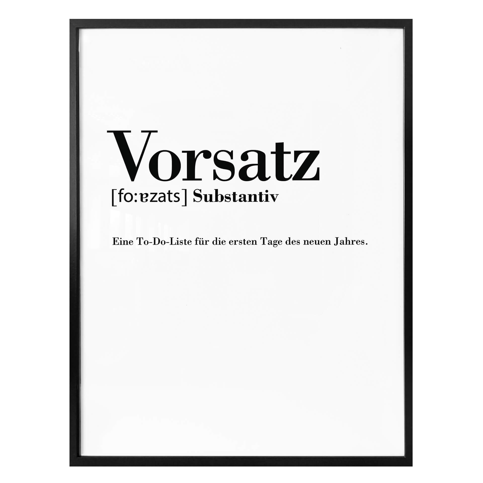 Poster Grammatik - Vorsatz