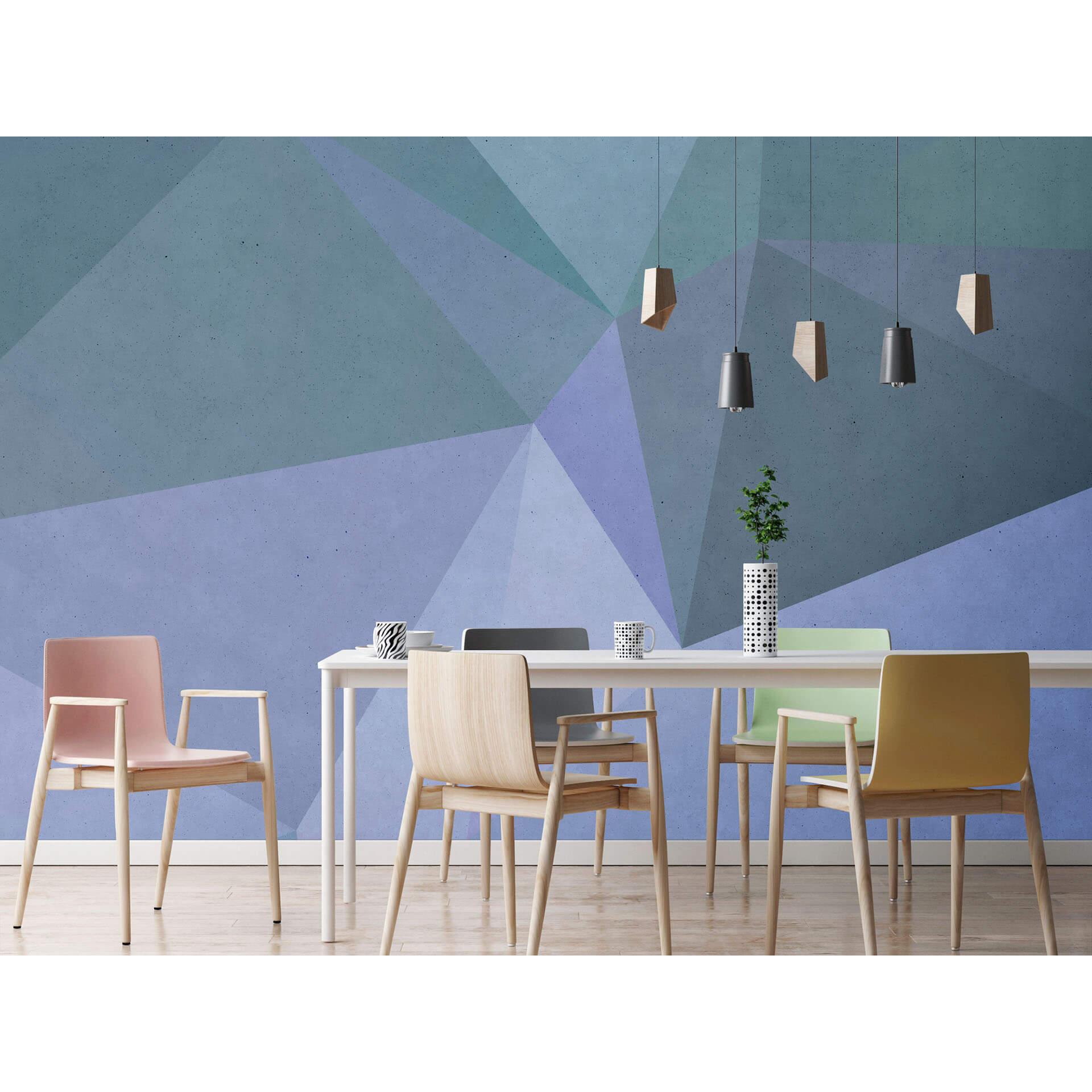 Livingwalls Fototapet Walls by Patel Polygonal 3
