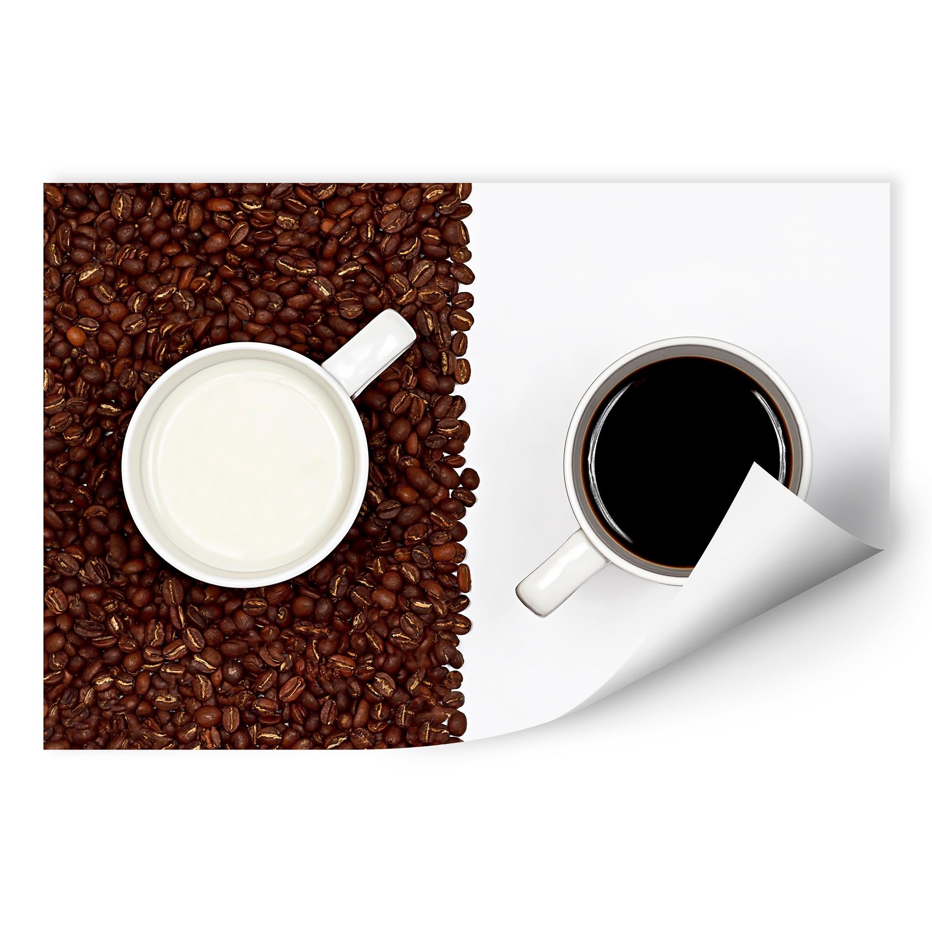 Zelfklevende Poster Lavsen - White Espresso