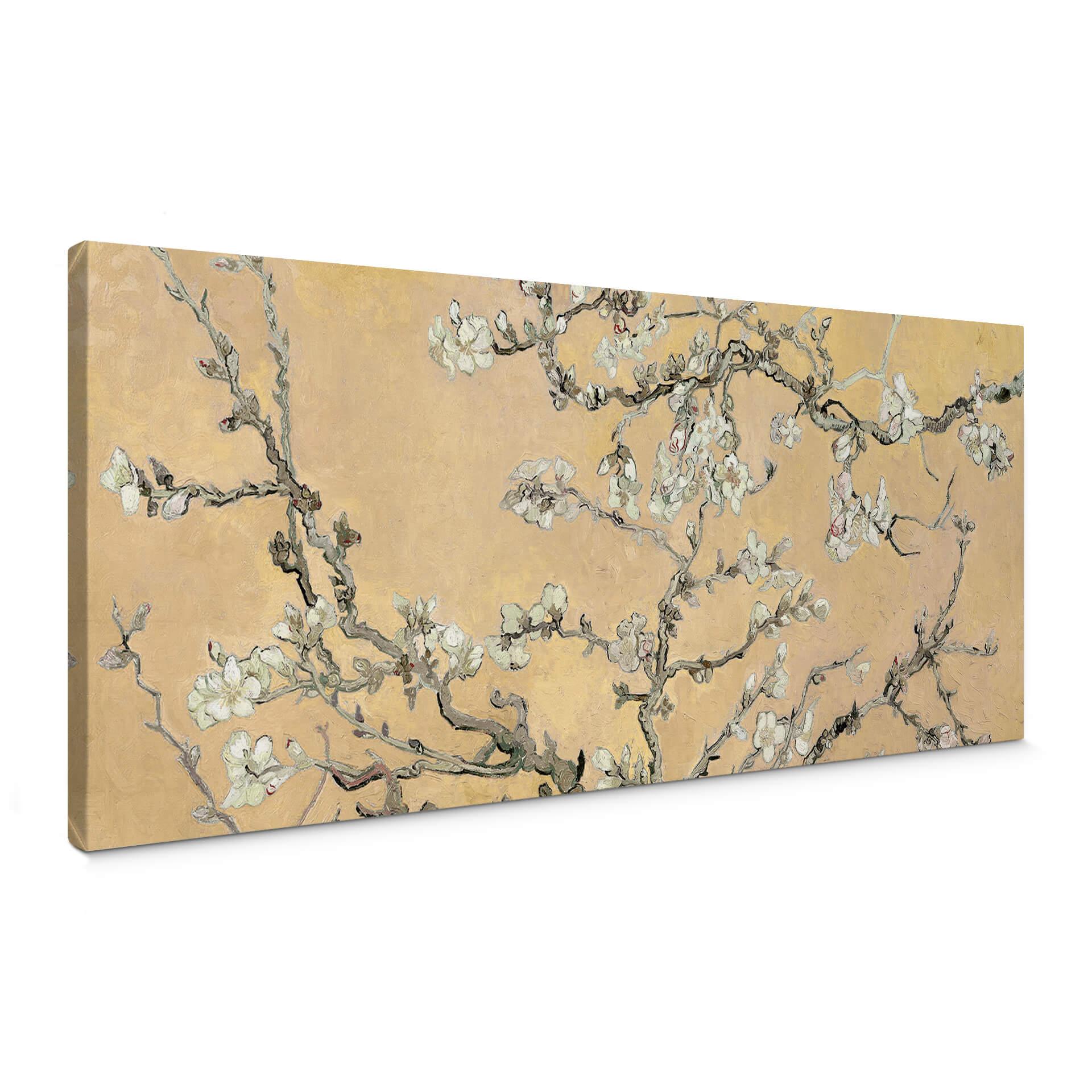 Canvastavla van Gogh - Mandelblommig grädde - Panorama