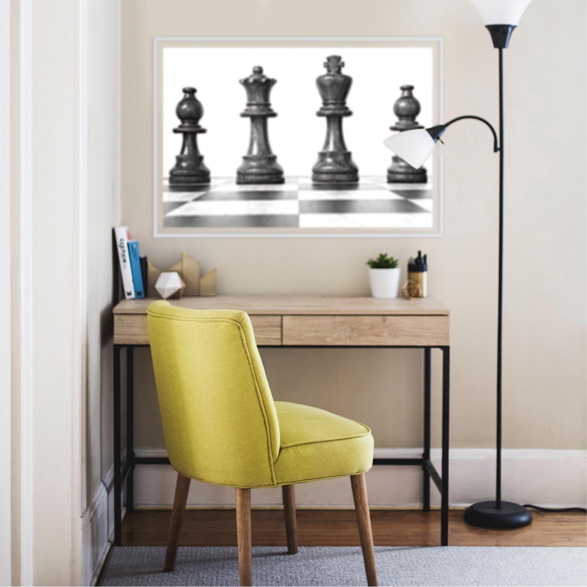 Muurprints Schaken