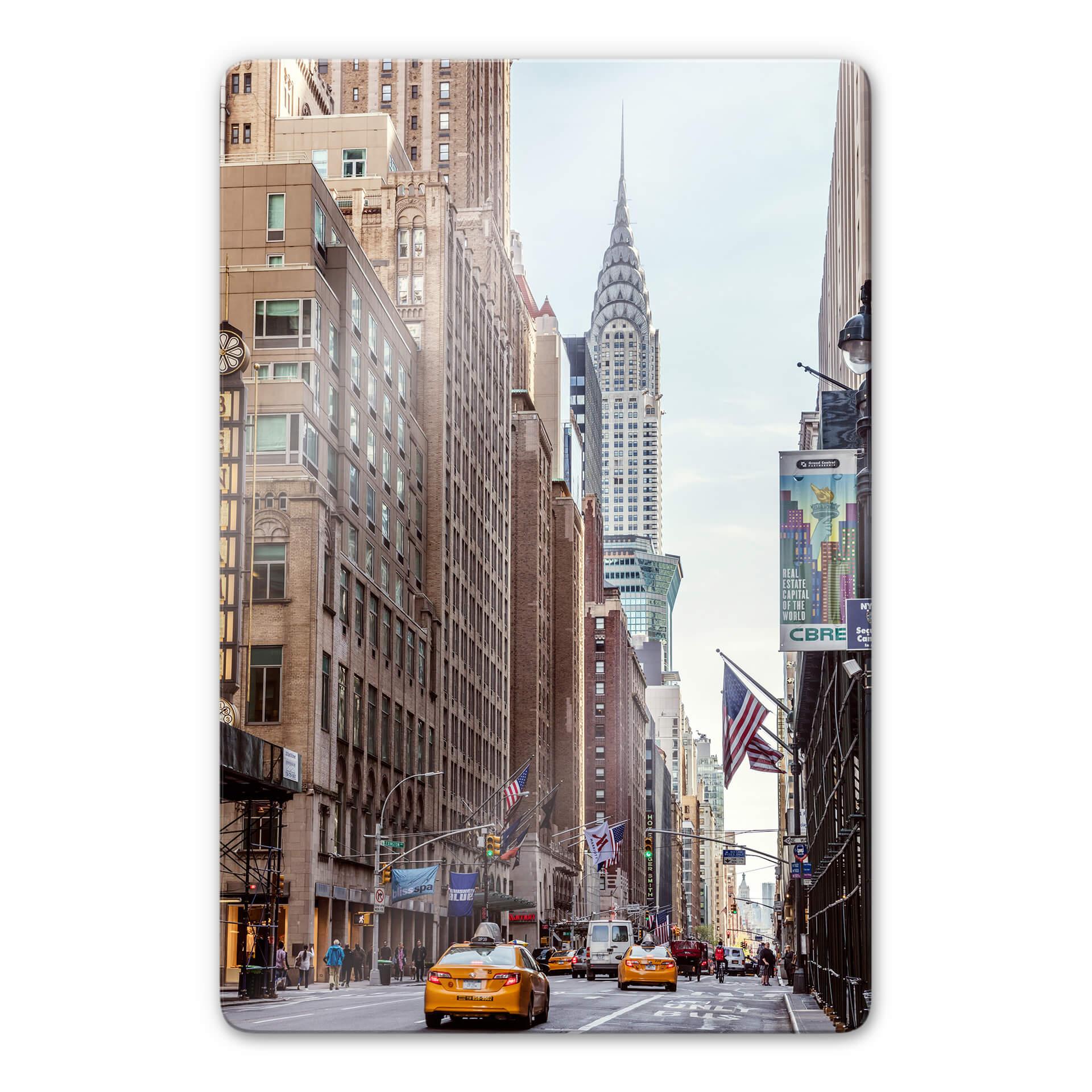 Glasbillede - Colombo - Chrysler Building in New York