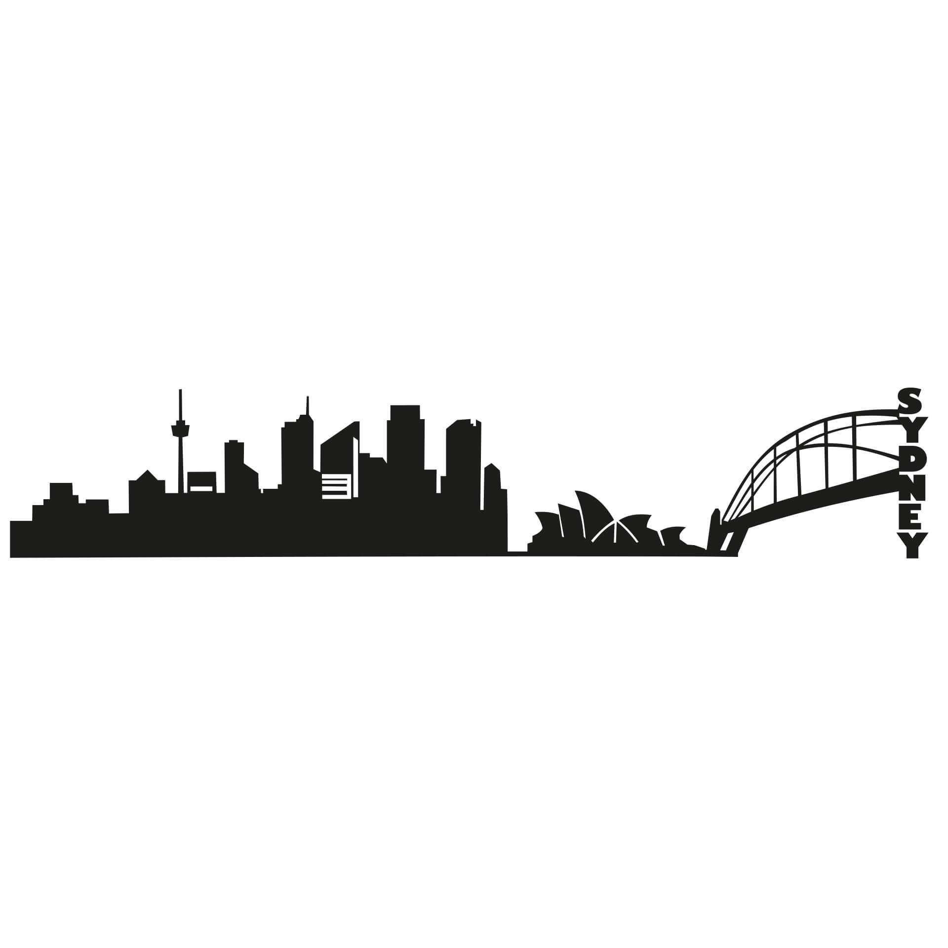 Wallsticker Udsigt over Sydney