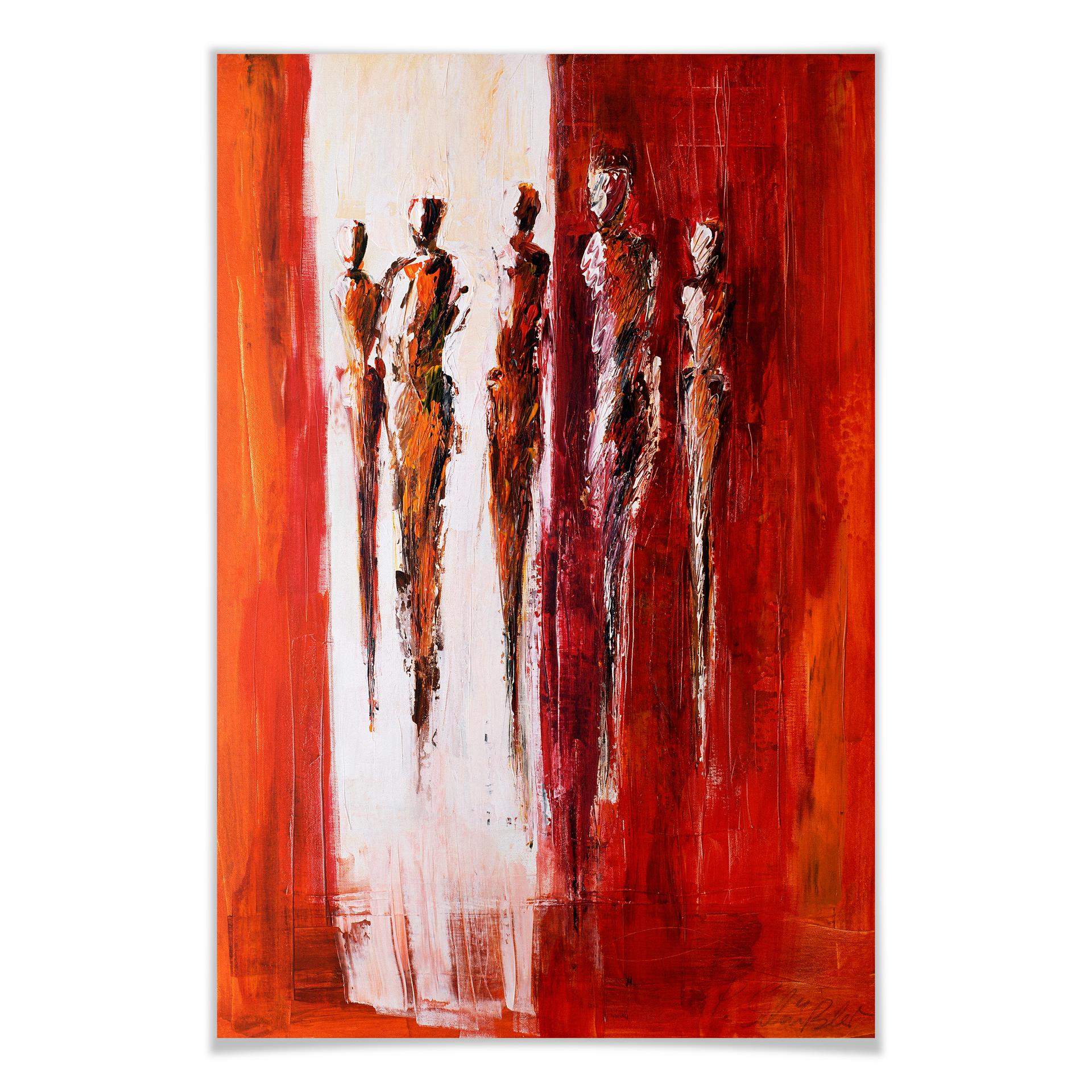 Poster - Schüßler - Cinq figures rouges