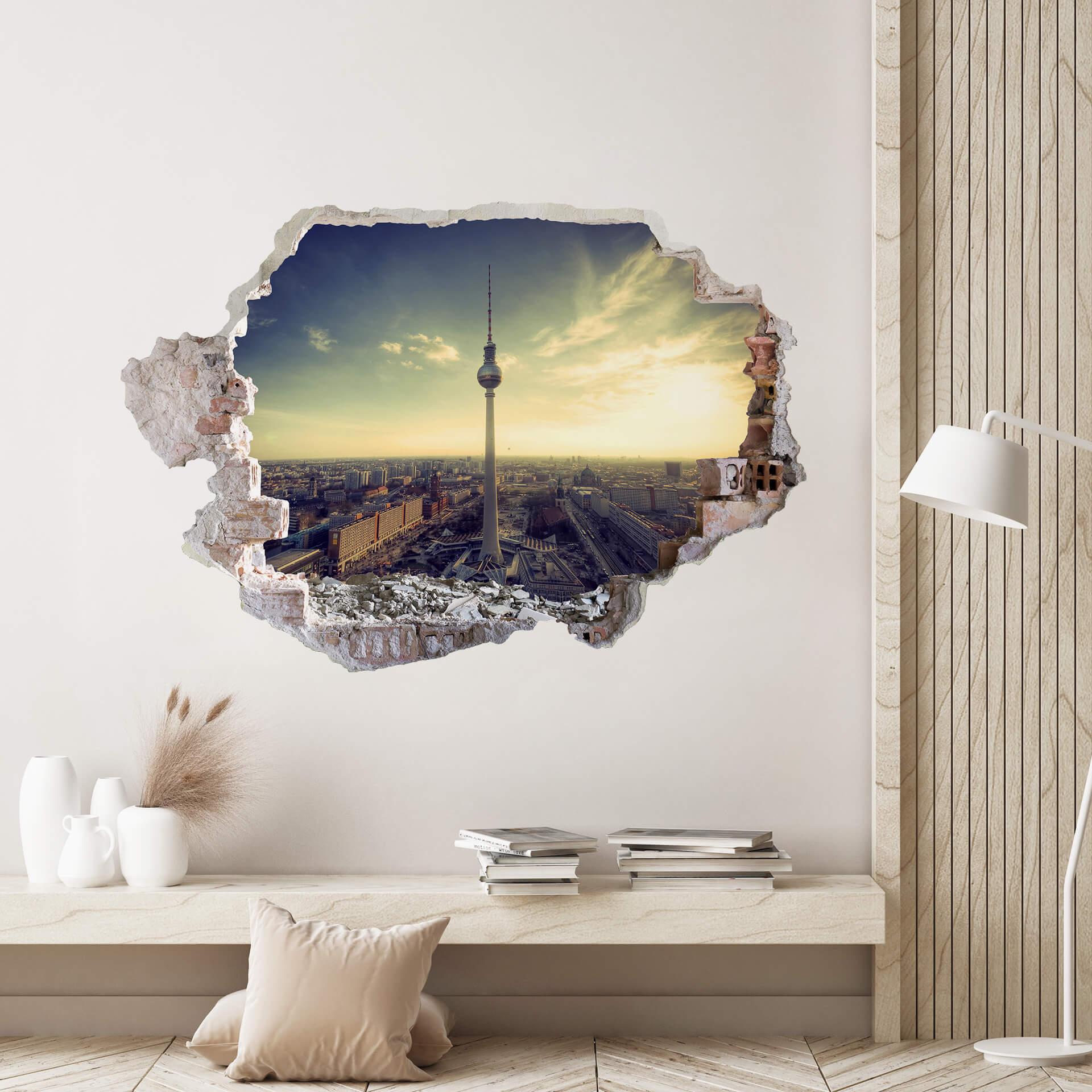 3D Wallsticker af Berlins tv-tårn