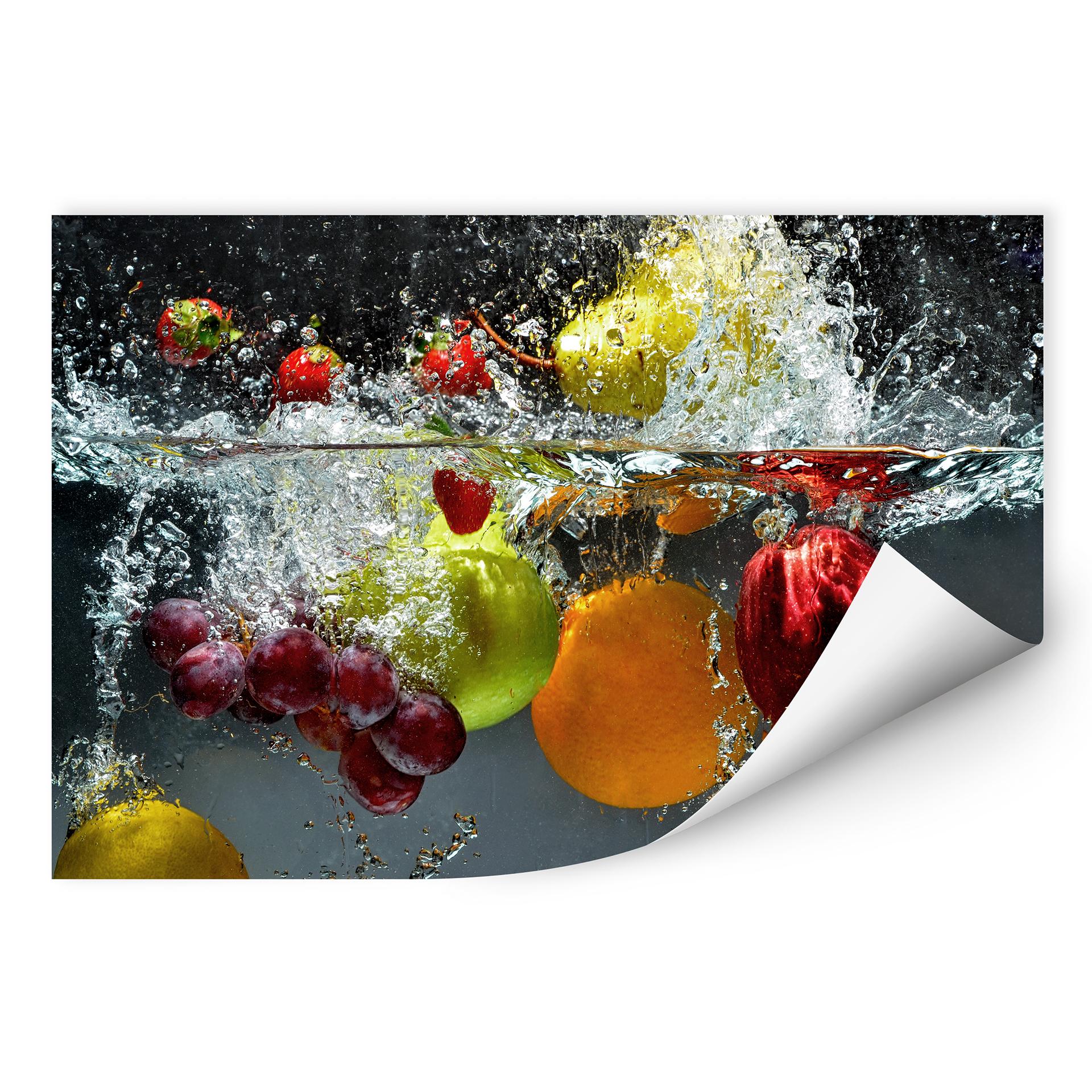 Muurprints Verfrissend Fruit