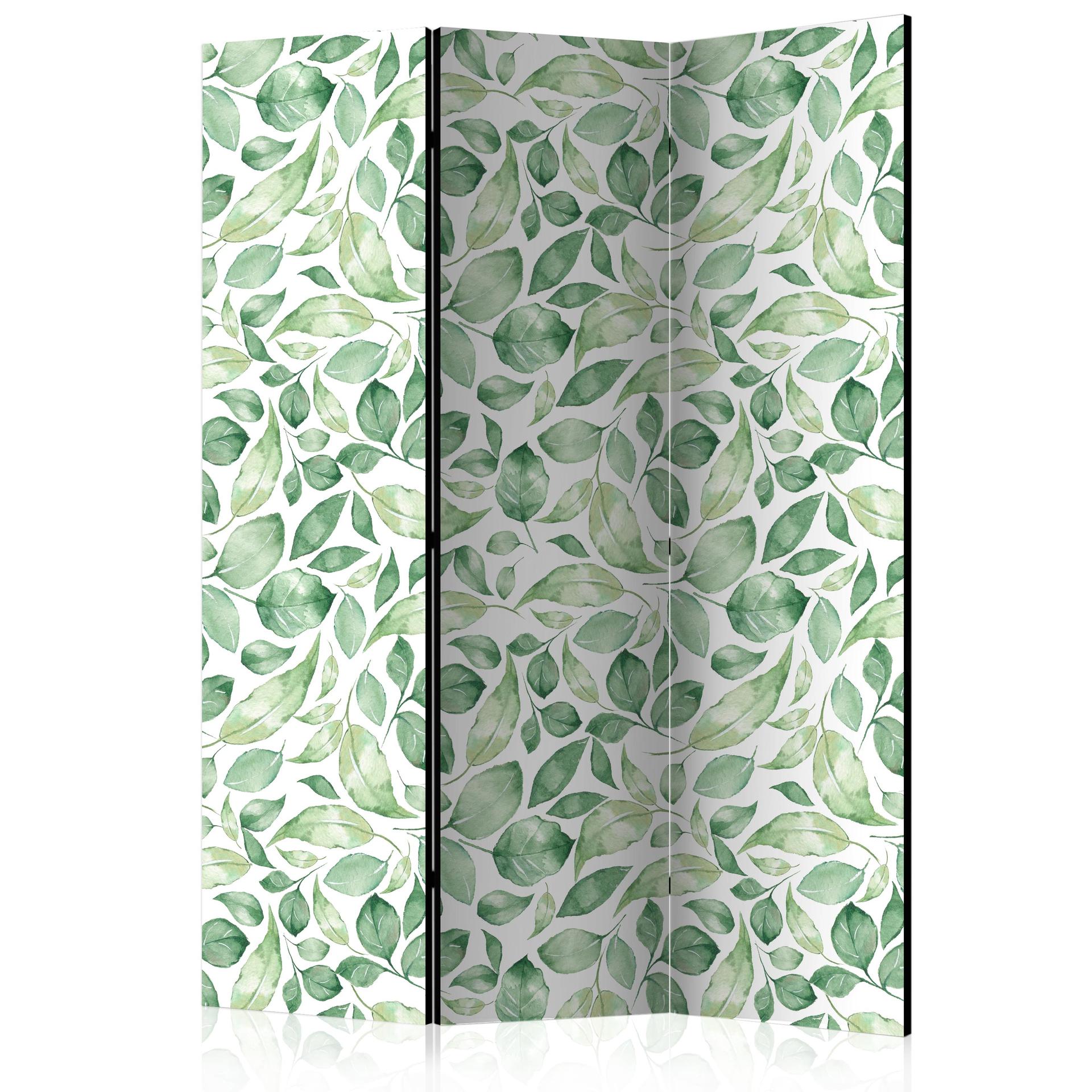 Screen room divider - Naturlig skønhed, 3-delt