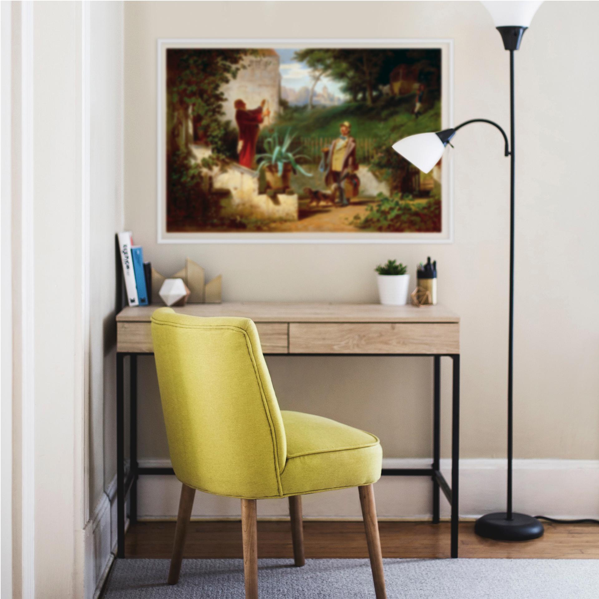Zelfklevende Poster - Spitzweg - Jeugdvrienden