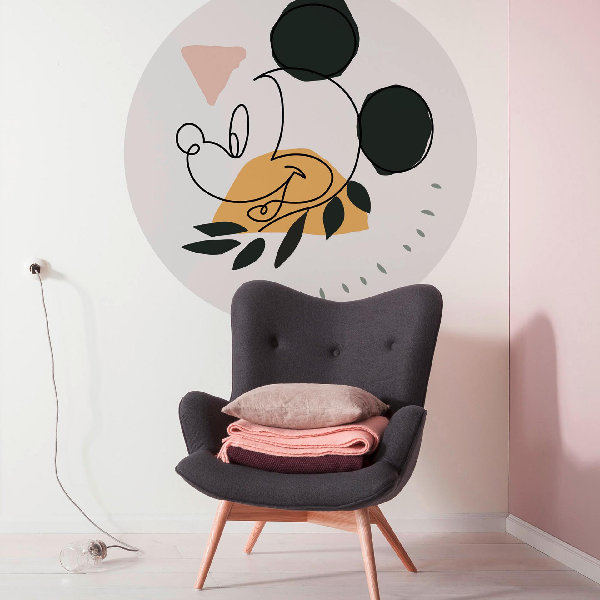 zelfklevend behang - Mickey Modern Art - 125 x 125 cm