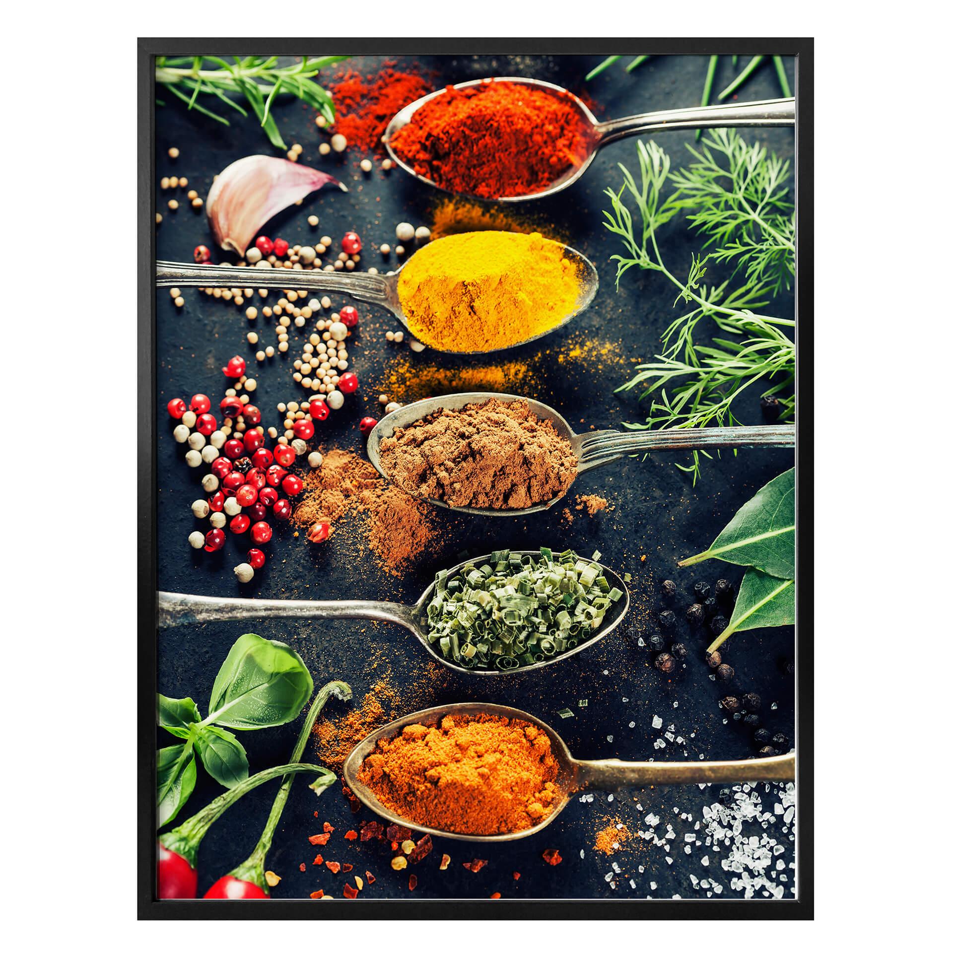 Poster - Diverses herbes aromatiques 01