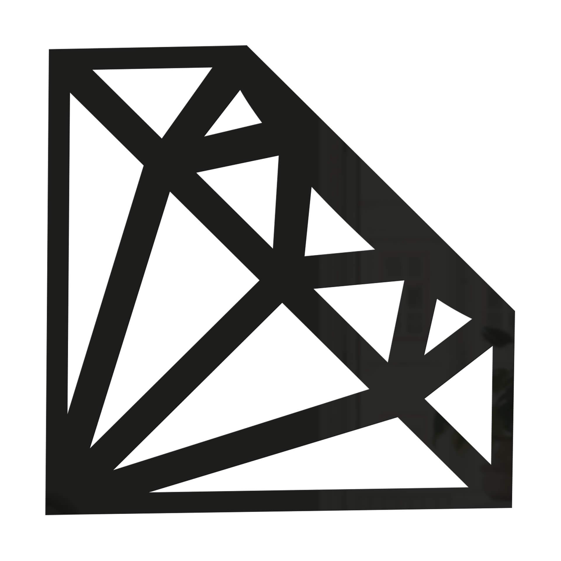 Decoración acrílica diamante