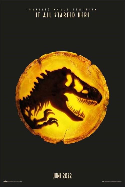 Poster, film poster Jurassic World: Dominion 61x91,5 cm