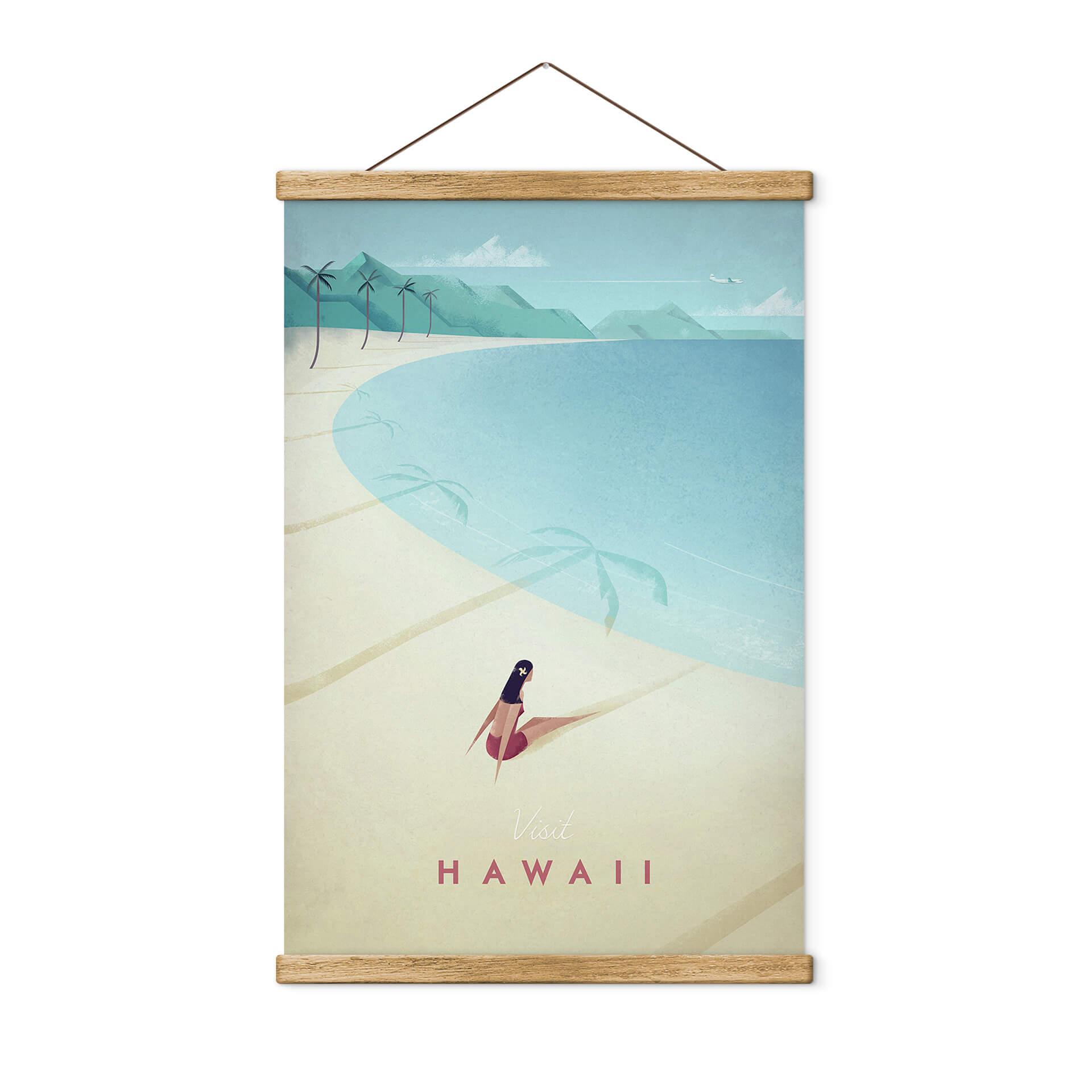 Tekstil plakat Rivers - Hawaii