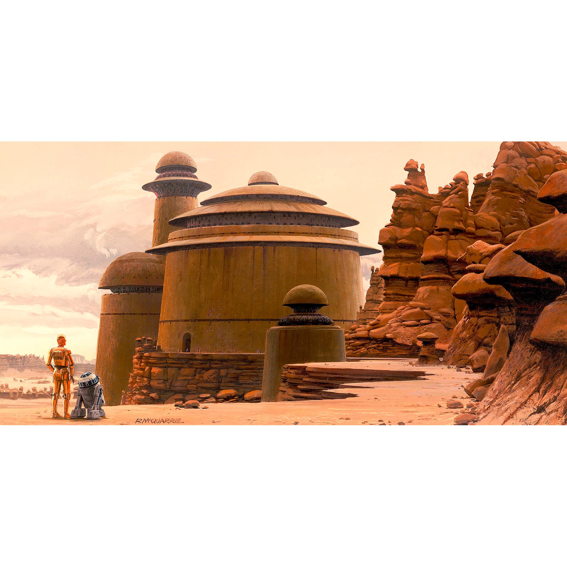 Vlies Fototapete - Star Wars Classic RMQ Jabbas Palace - 500 x 250 cm