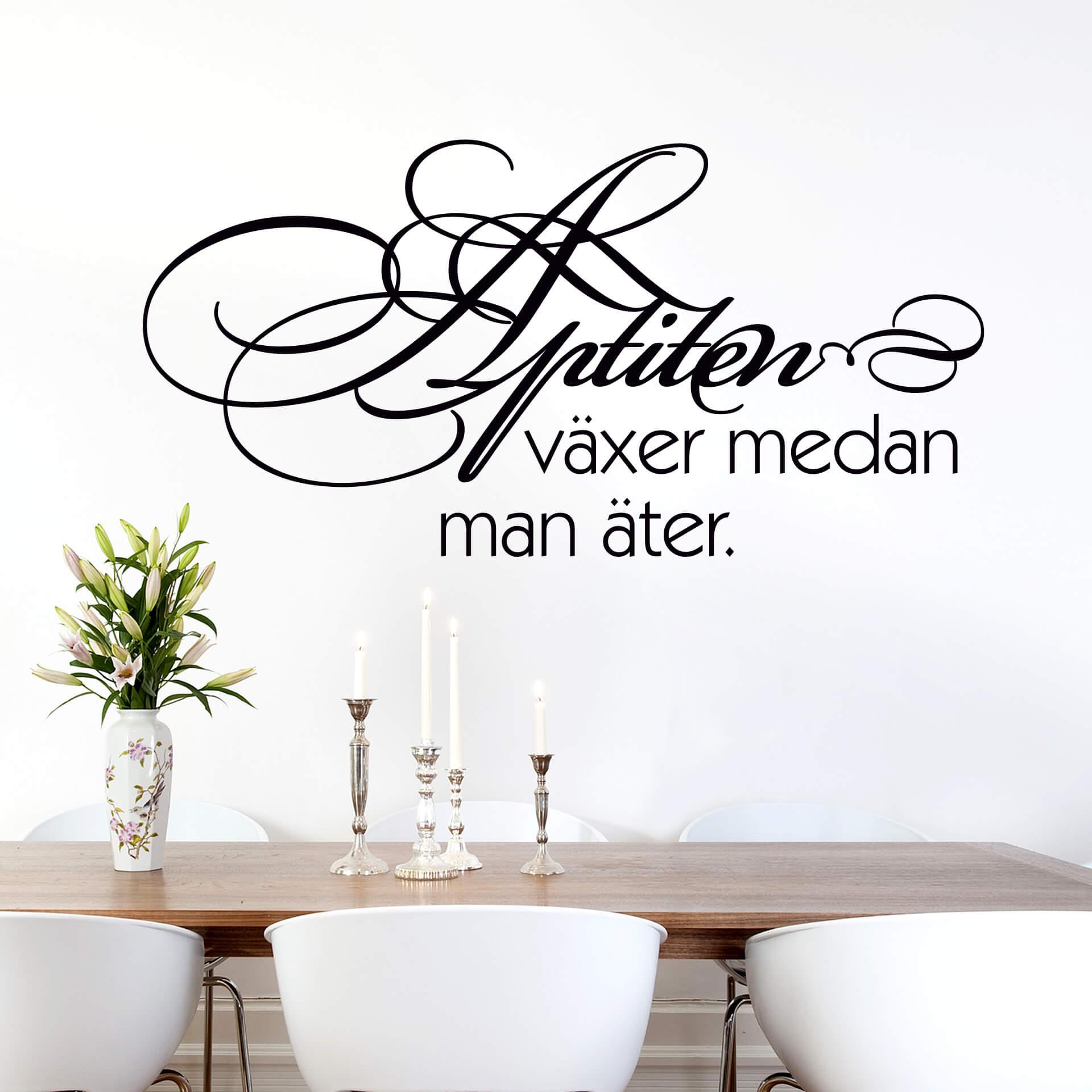 Aptiten växer medan man äter
