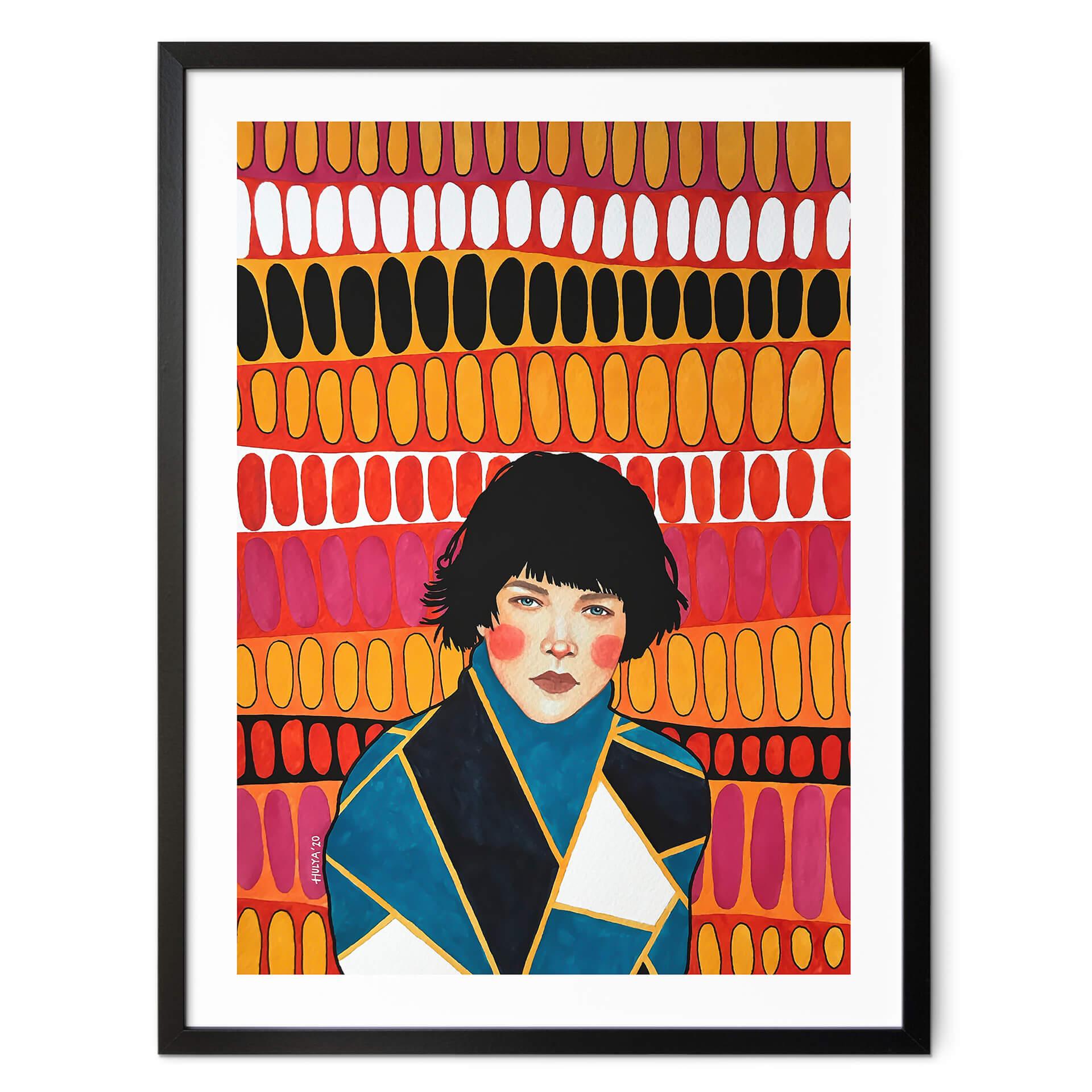Plakat Retro Woman - Hülya