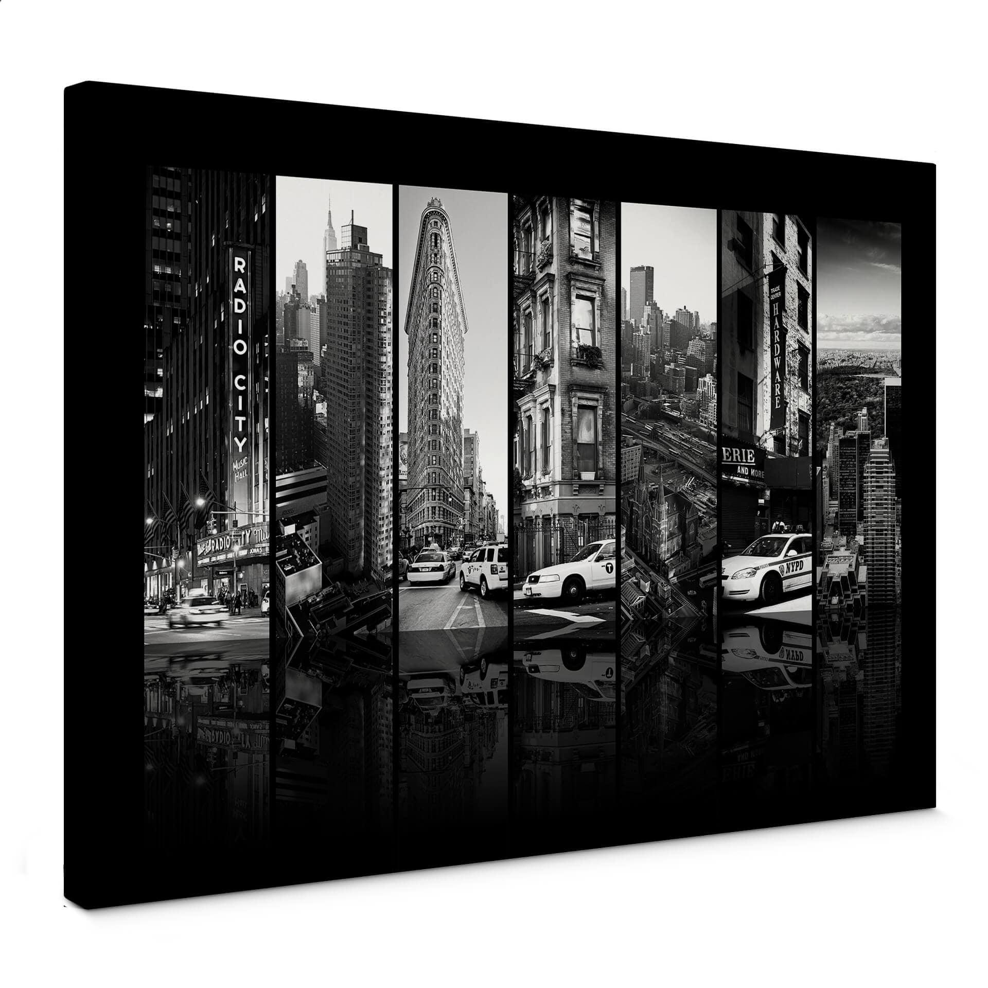 Canvastavla Hugonnard - Scener från New York